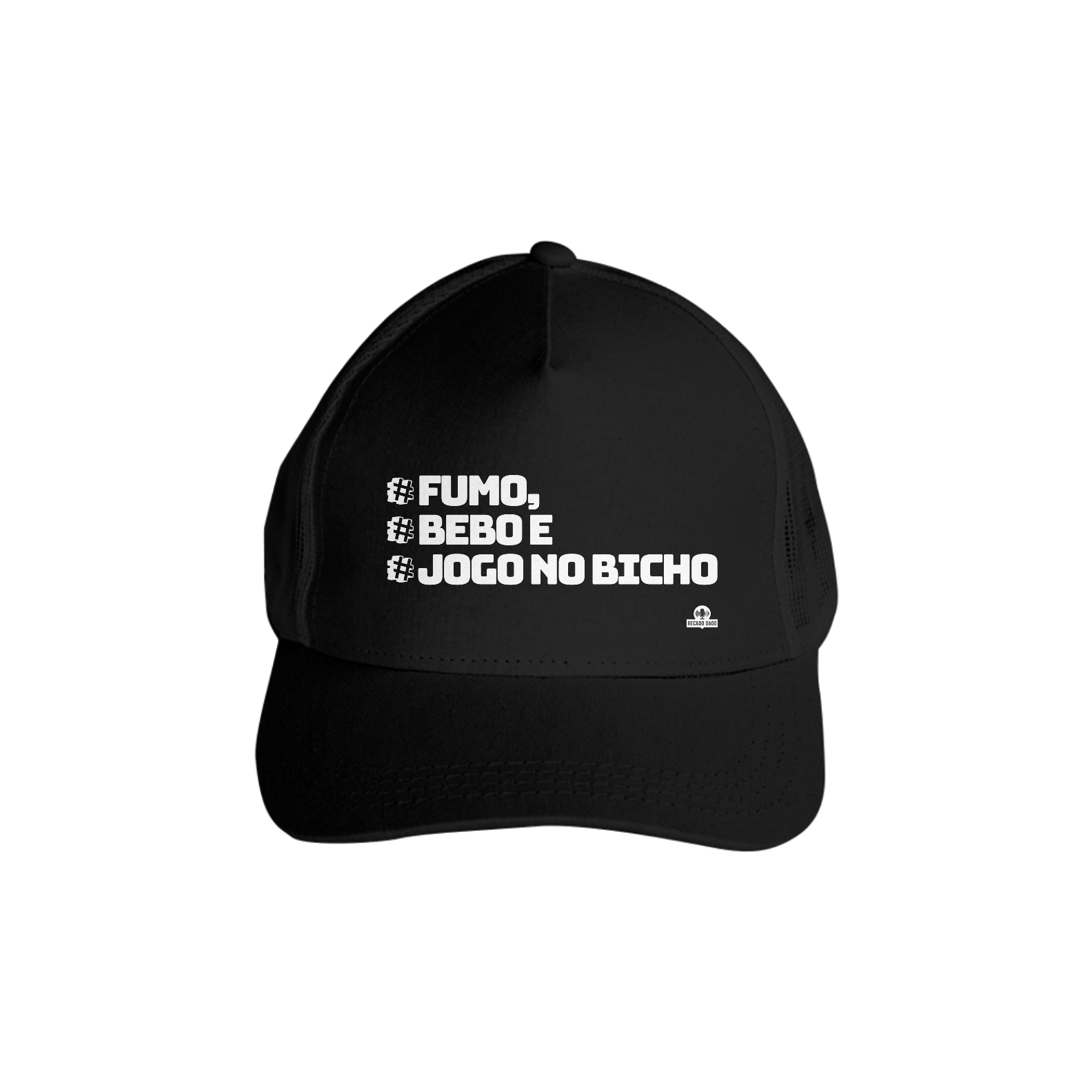 Nome do produto: Boné aba curva com frase de boteco \