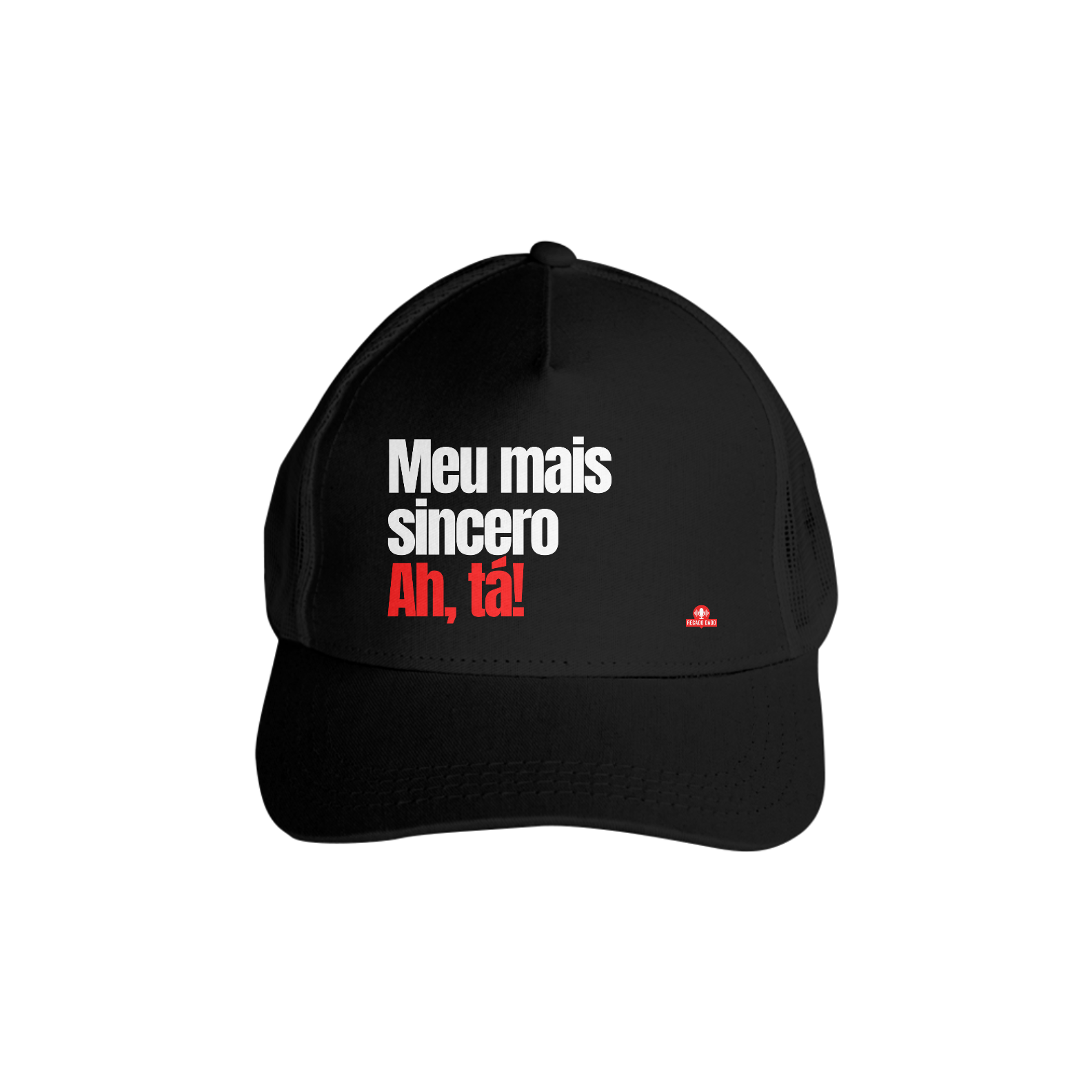 Nome do produto: Boné aba curva humor com frase irônica \