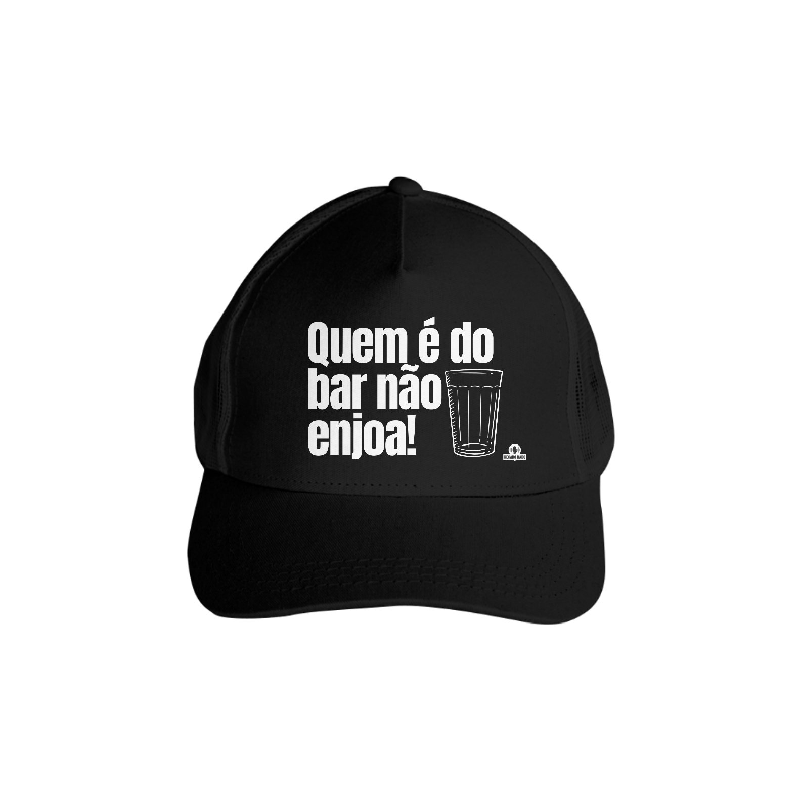 Nome do produto: Boné aba curva de botequeiro \