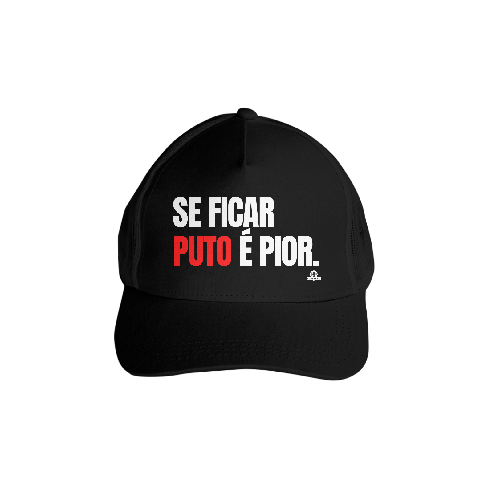 Nome do produto: Boné aba curva frase humor \