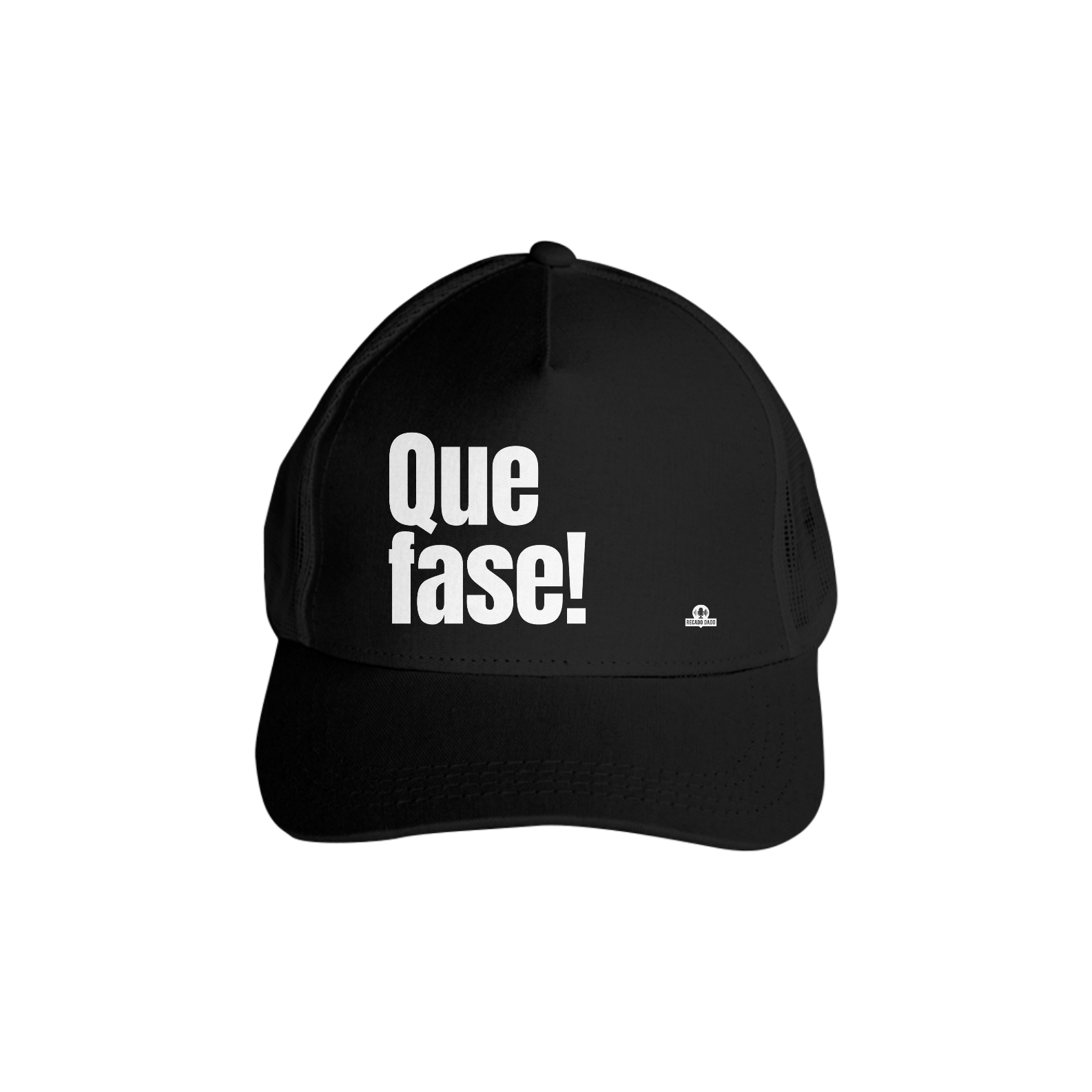 Nome do produto: Boné aba curva frase \