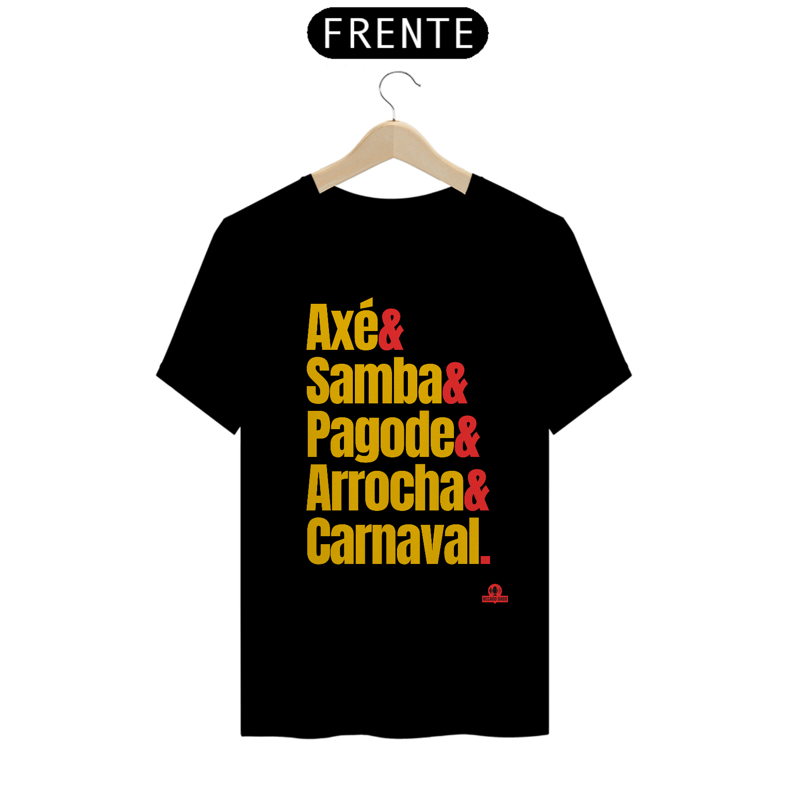 Nome do produto: Camiseta com estampa dos ritmos carnavalescos \