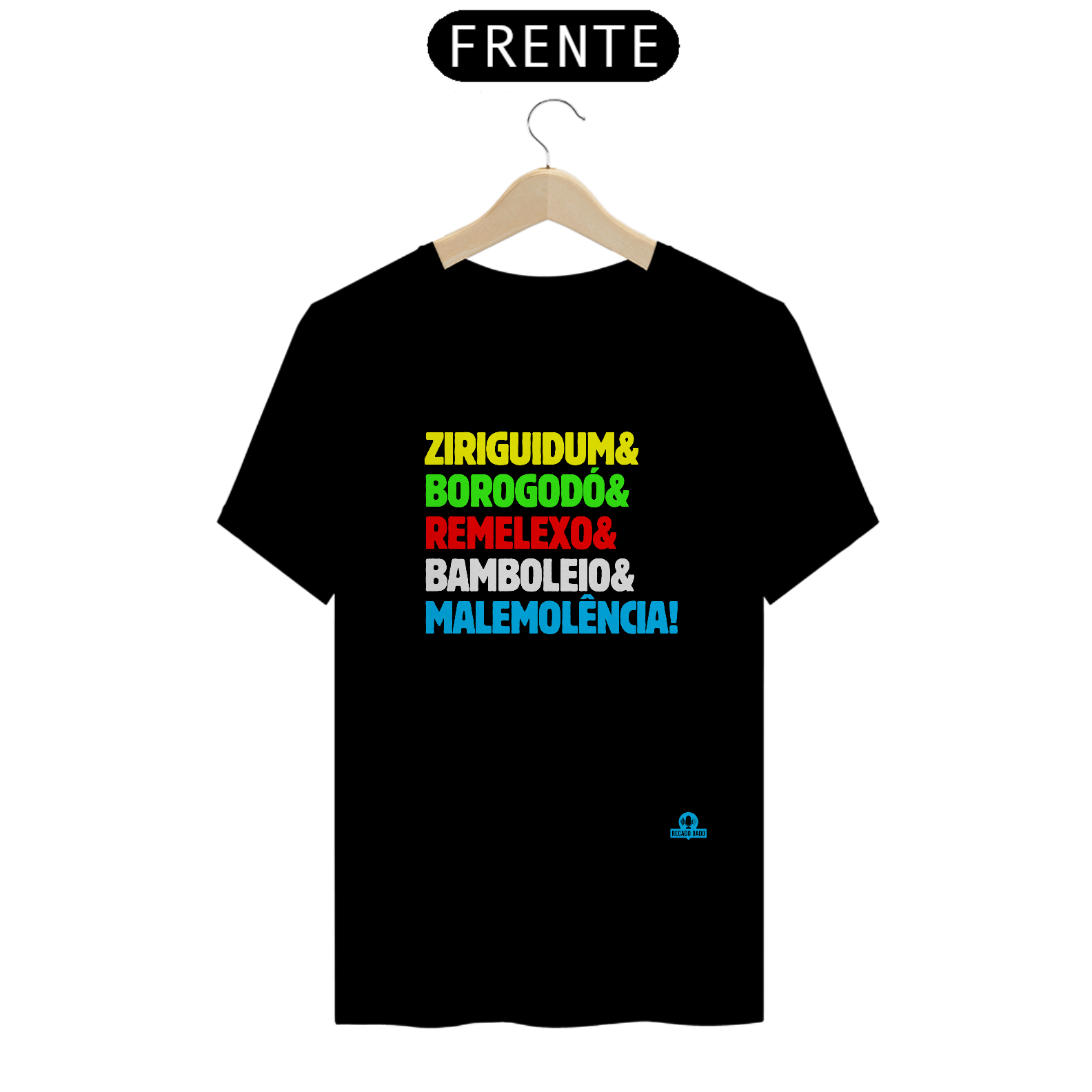 Nome do produto: Camiseta com as expressões brasileiras \