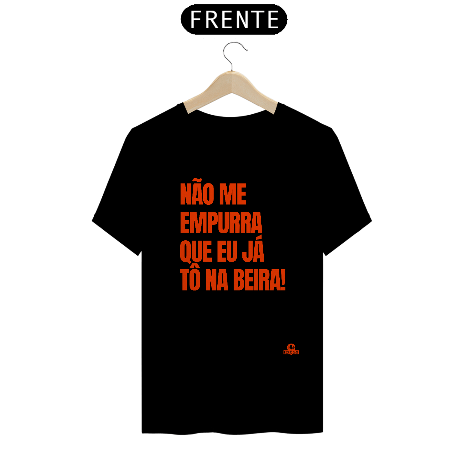 Nome do produto: Camiseta com frase de humor \