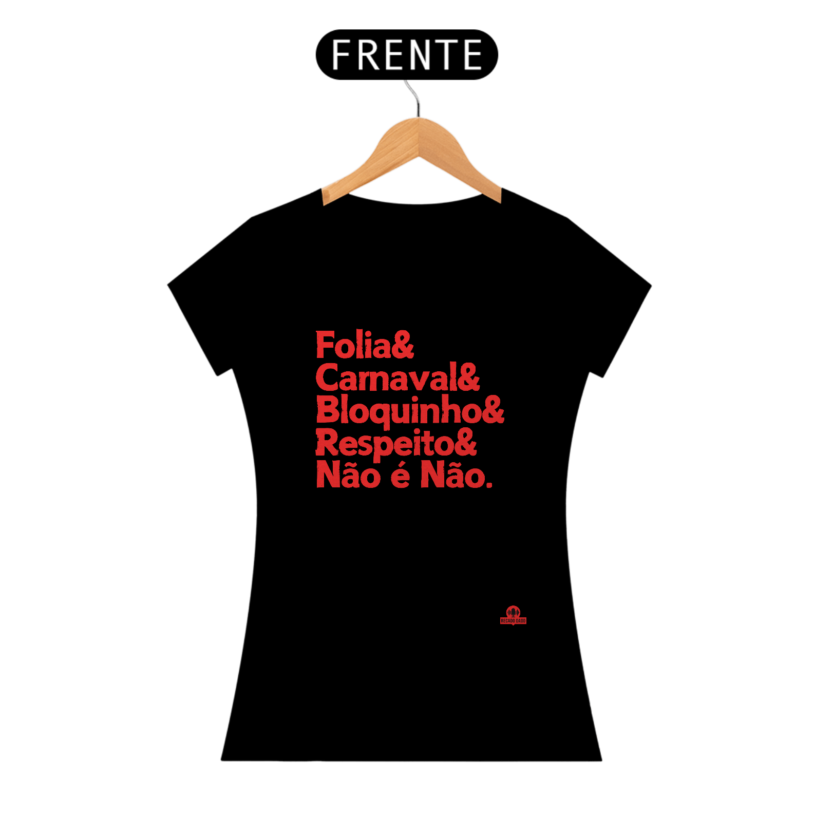 Nome do produto: Camiseta baby long para o carnaval com frase \