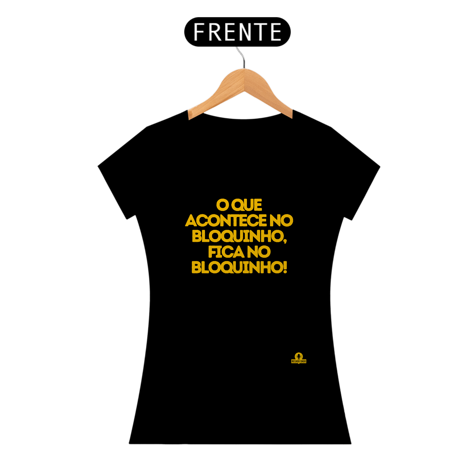 Nome do produto: Camiseta baby long de bloquinho de carnaval \