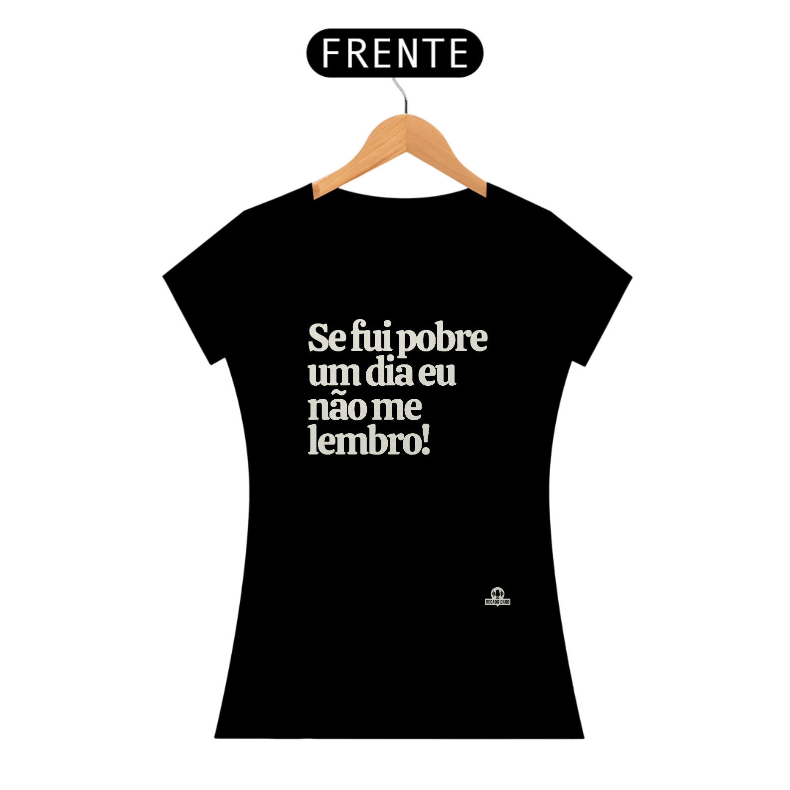 Nome do produto: Camiseta baby long com humor e frase \