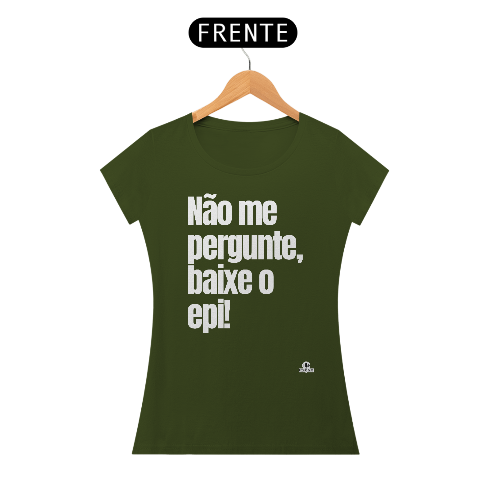 Nome do produto: Camiseta feminina de humor com frase \