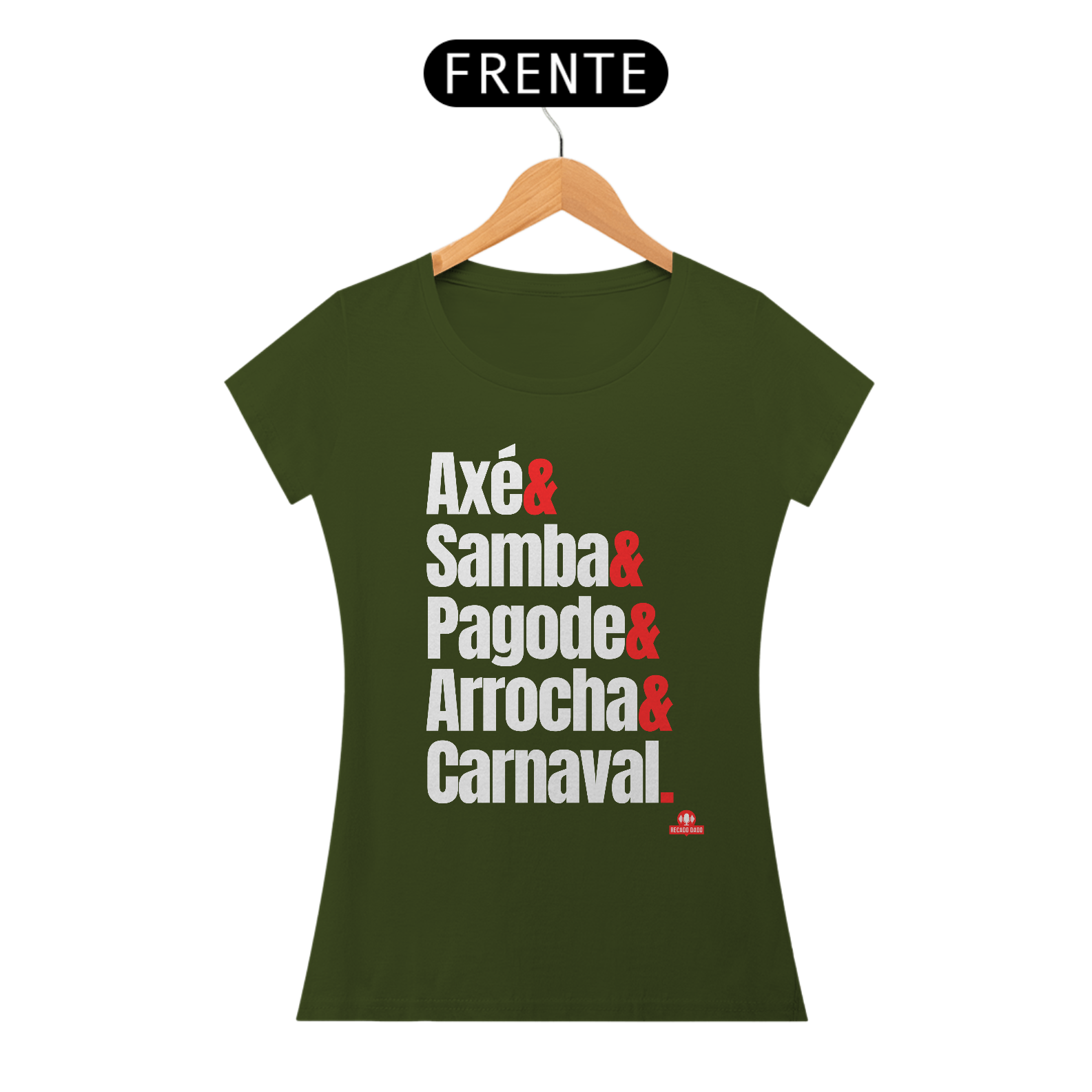 Nome do produto: Camiseta baby long com estampa dos ritmos carnavalescos \