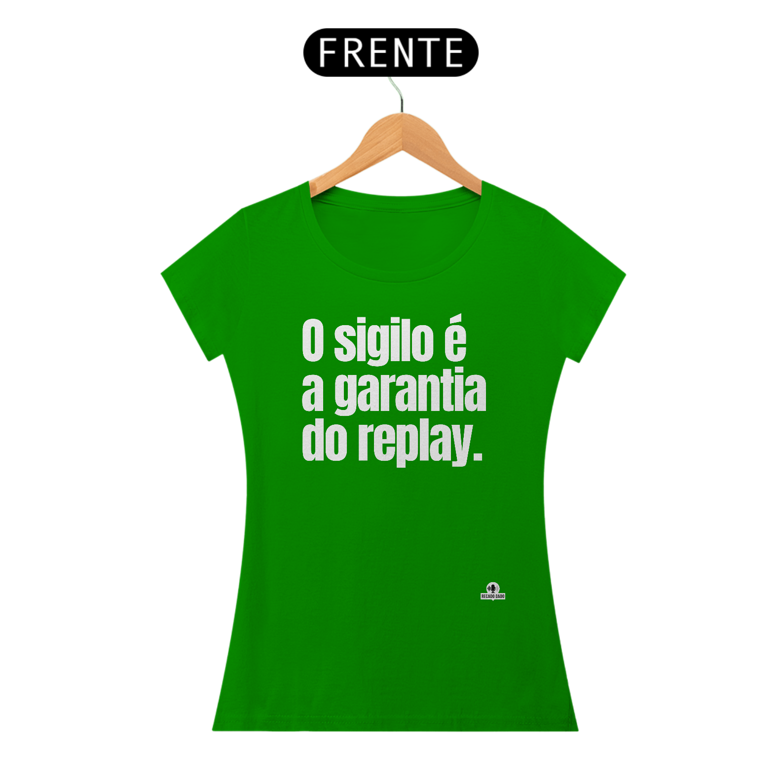 Nome do produto: Camiseta com a frase \