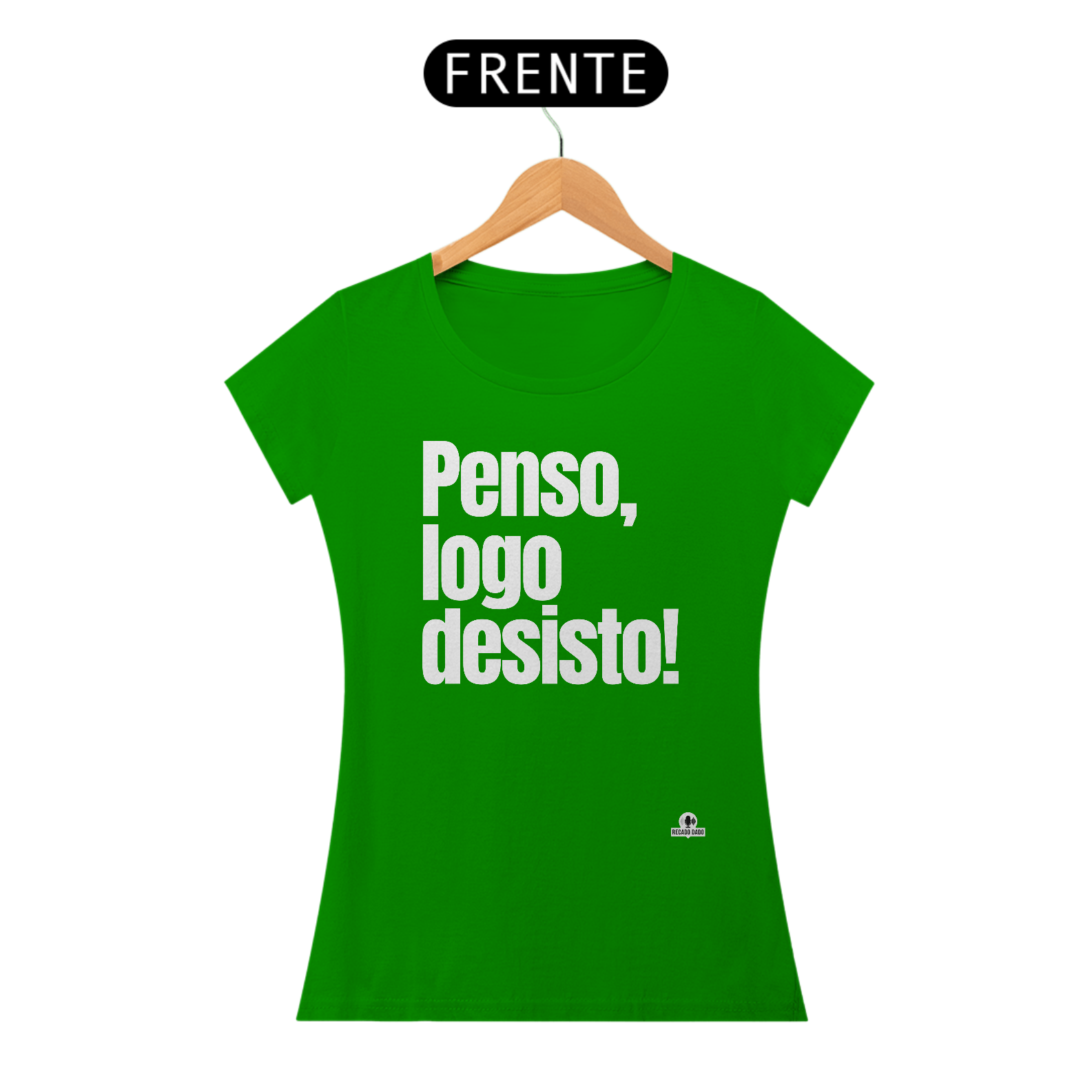 Nome do produto: Camiseta meme feminina com frase engraçada \