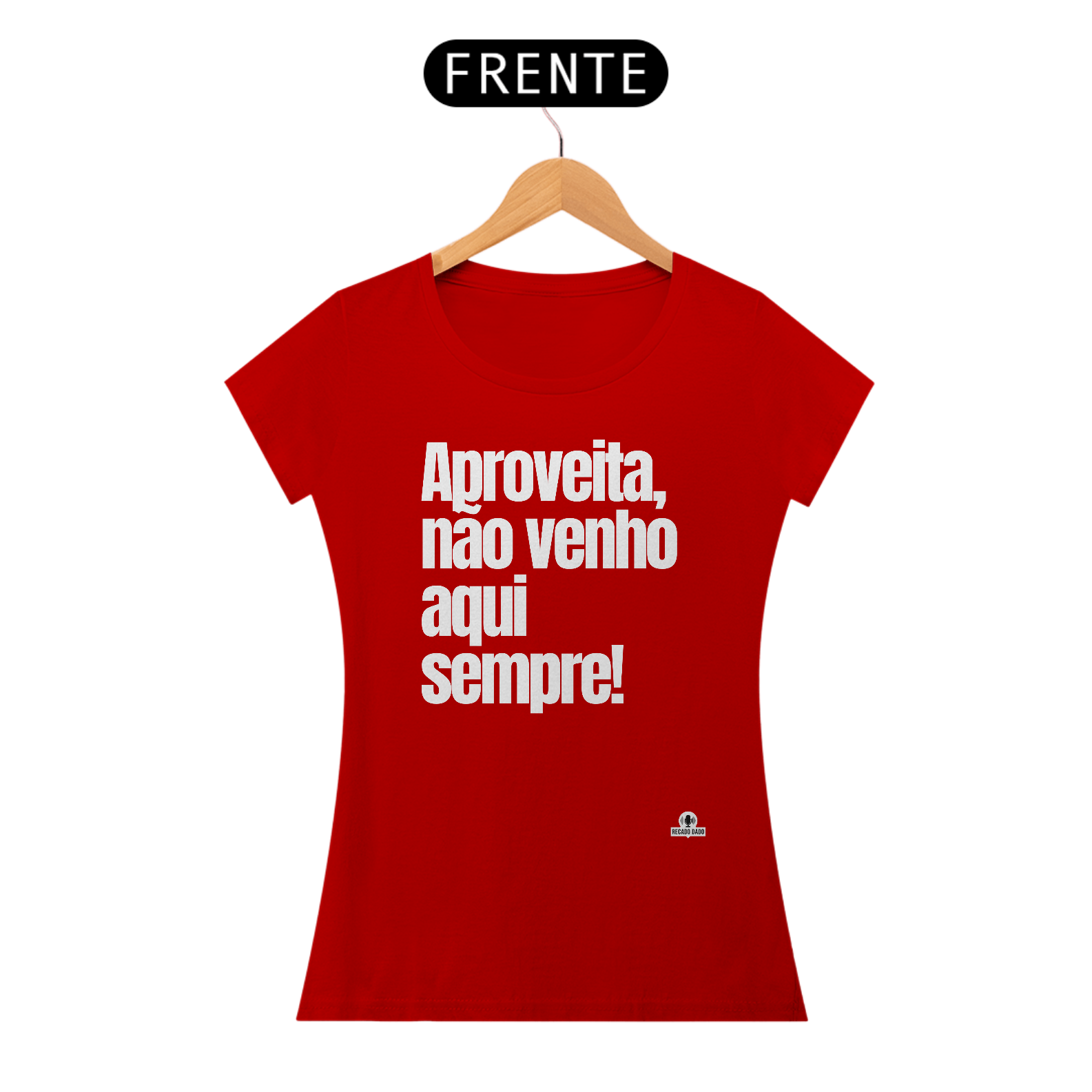 Nome do produto: Camiseta feminina de humor com frase \
