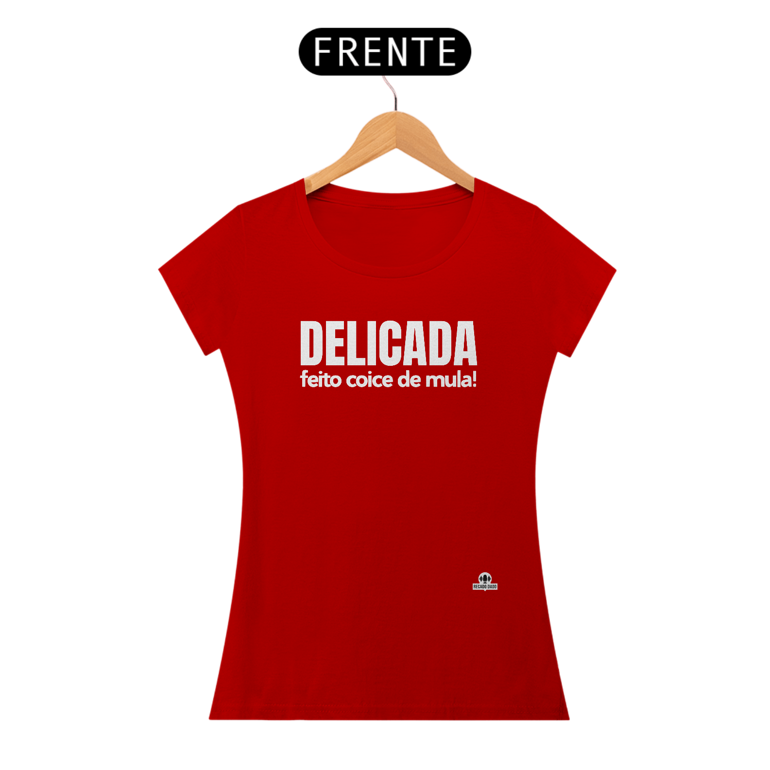 Nome do produto: Camiseta baby long feminina com frase engraçada \