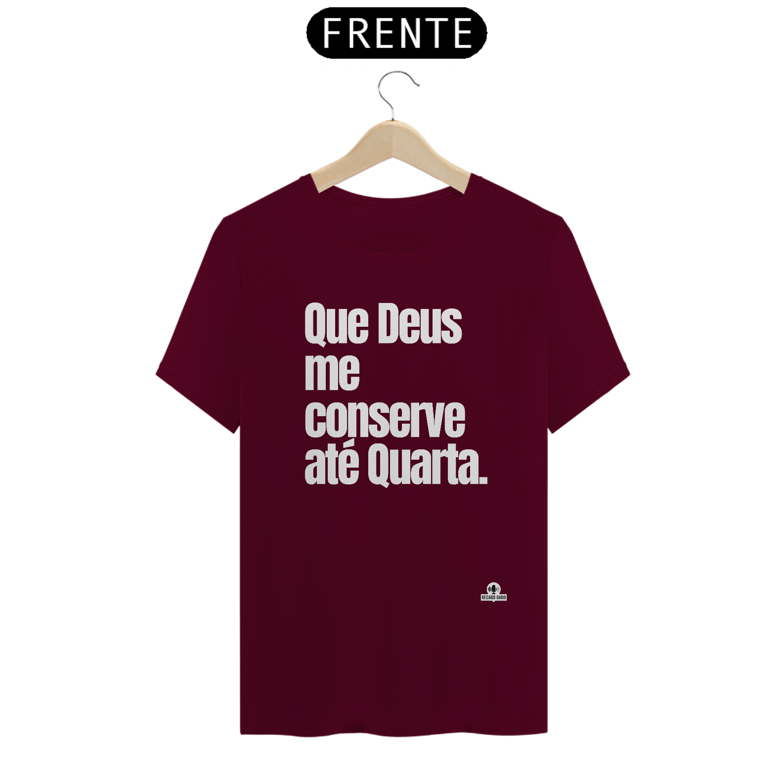 Nome do produto: Camiseta com frase de humor \