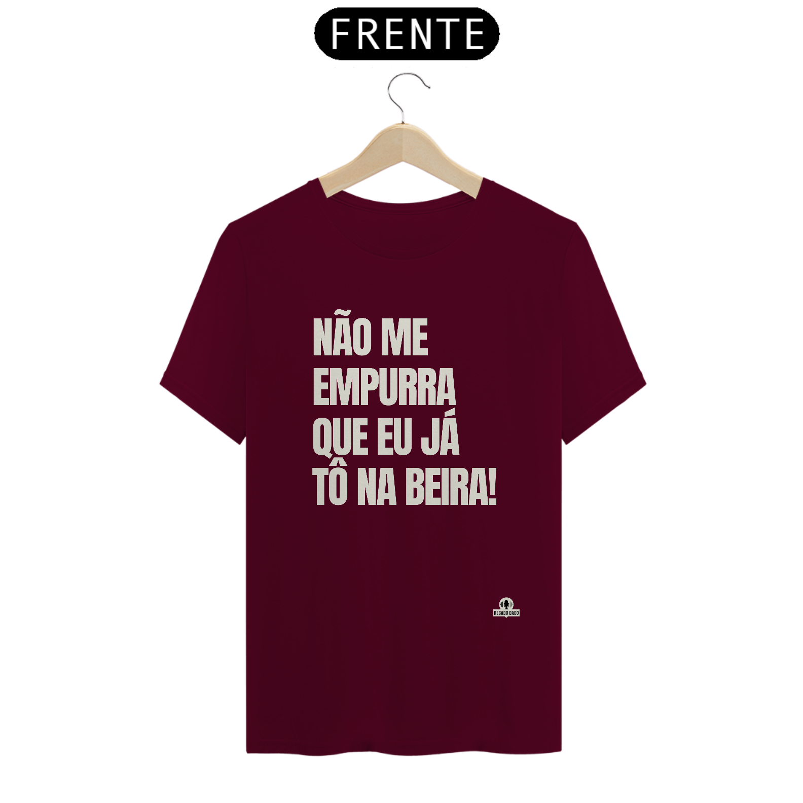 Nome do produto: Camiseta com frase de humor \