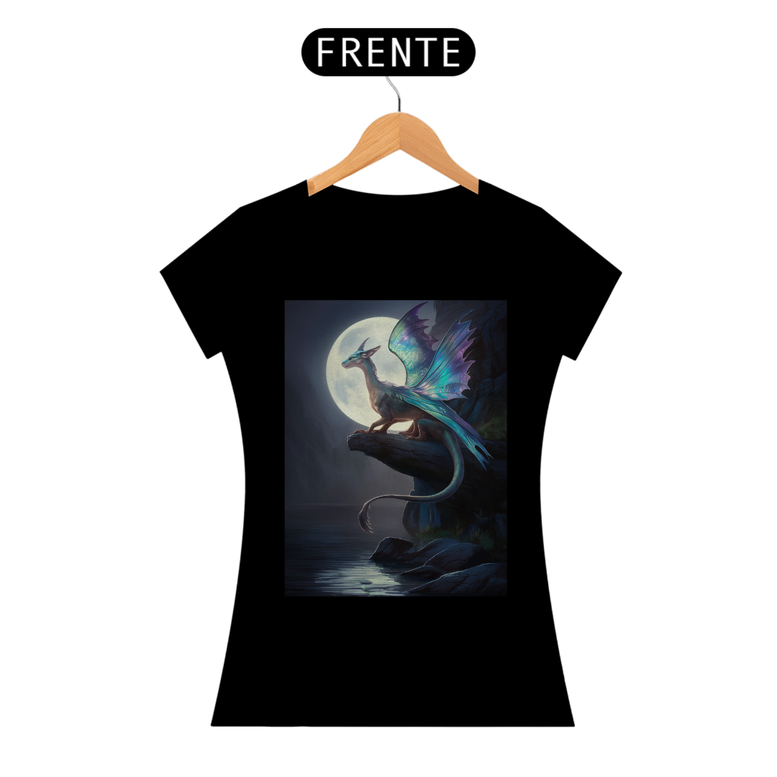 Nome do produto: Camiseta Dragão Feminina 