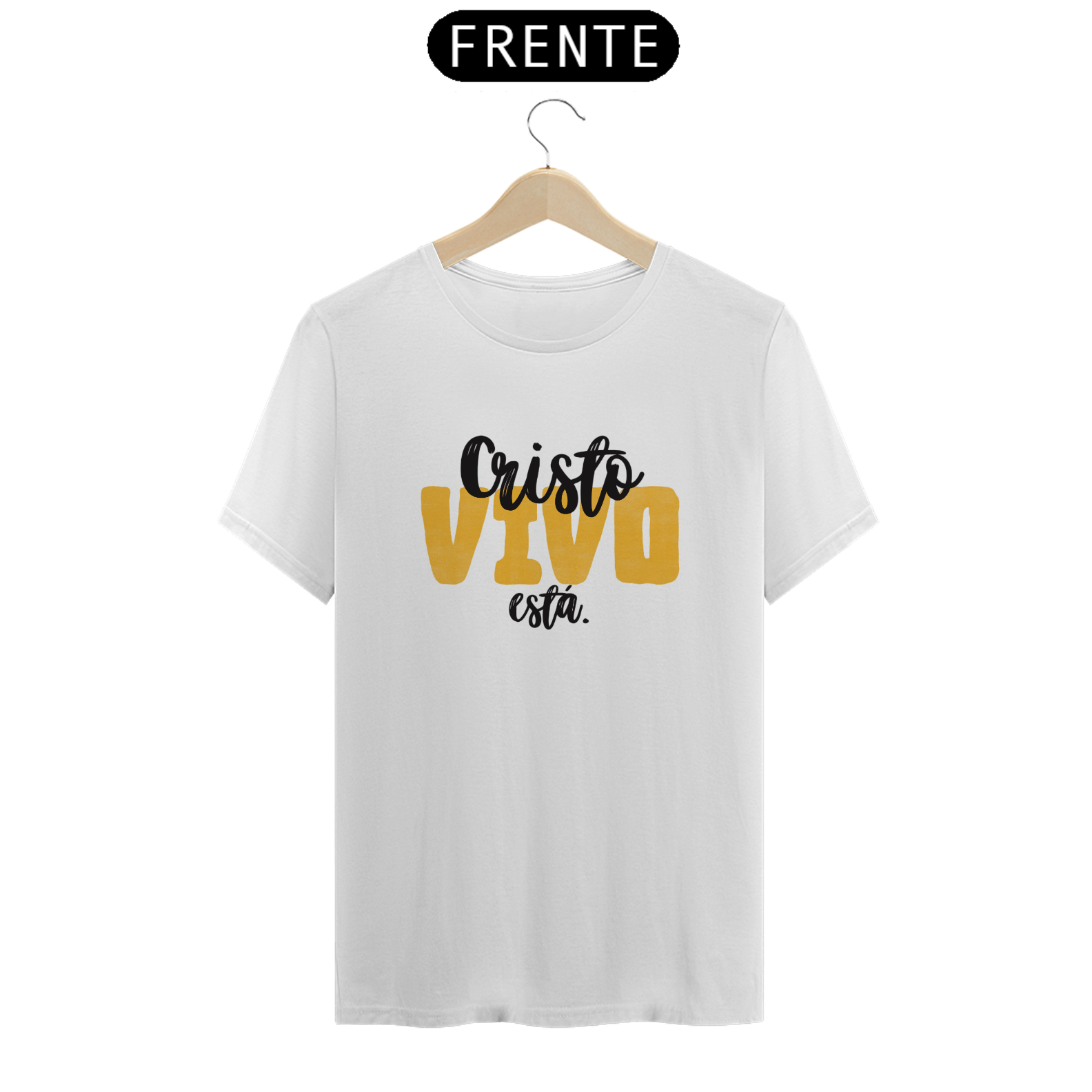 Nome do produto: Camisa Cristo vivo esta