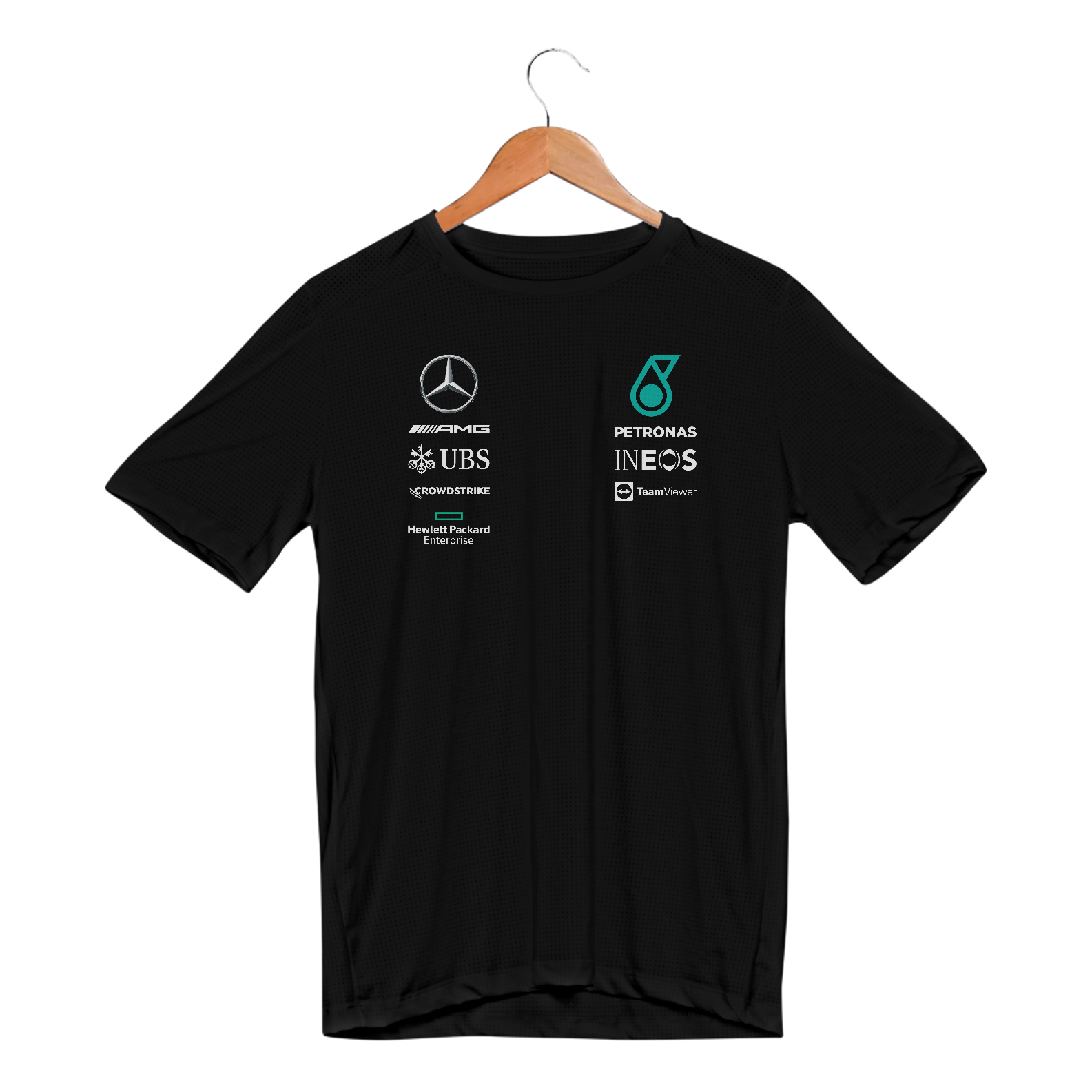Nome do produto: Camiseta Sport Dry UV Mercedes AMG Petronas F1 Team 2020