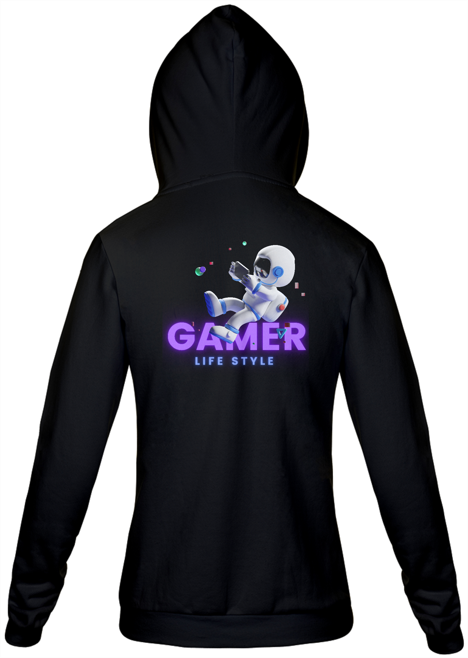Nome do produto: Moletom Gamer Life Style com ziper 