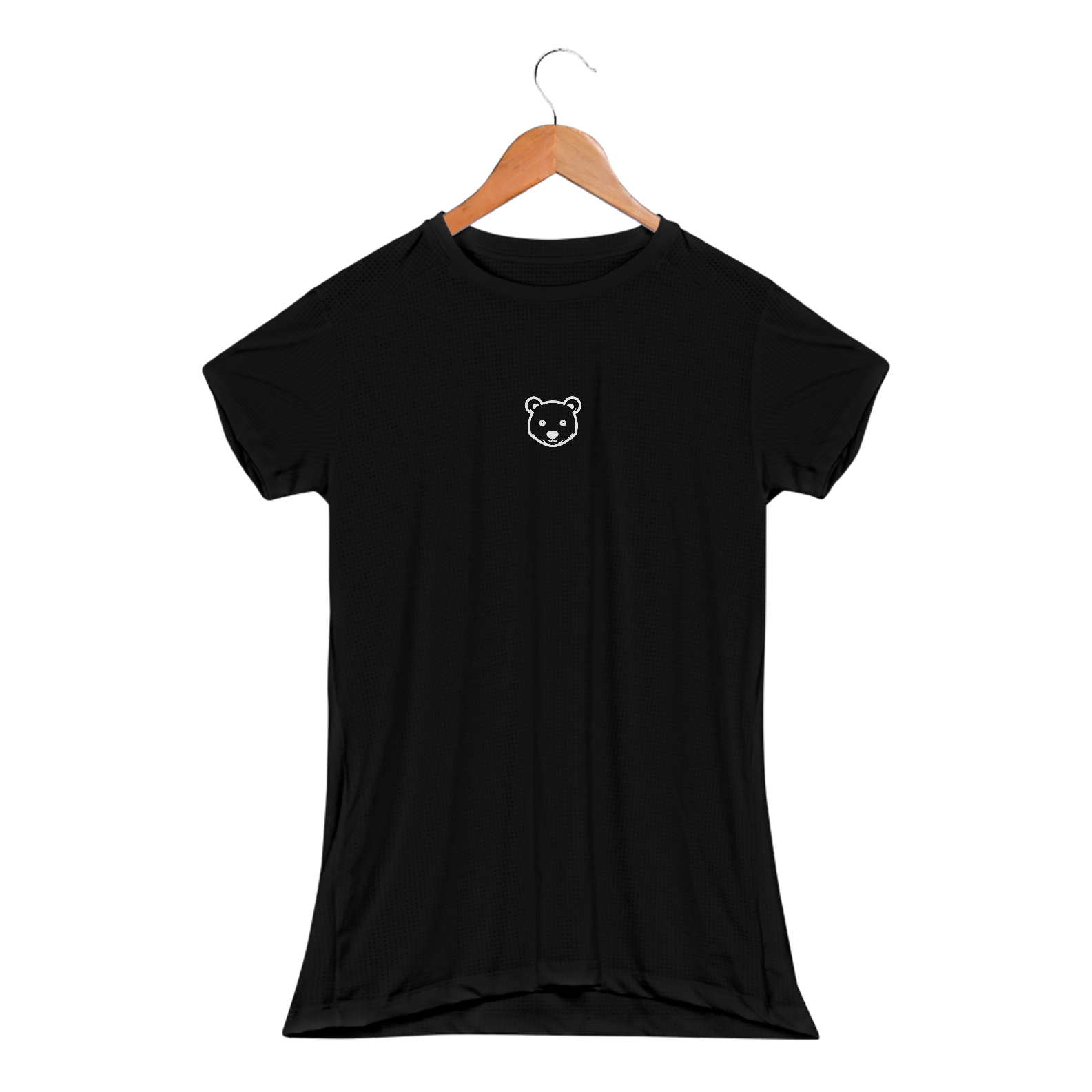 Nome do produto: CAMISETA FEMININA DRY - PRETA
