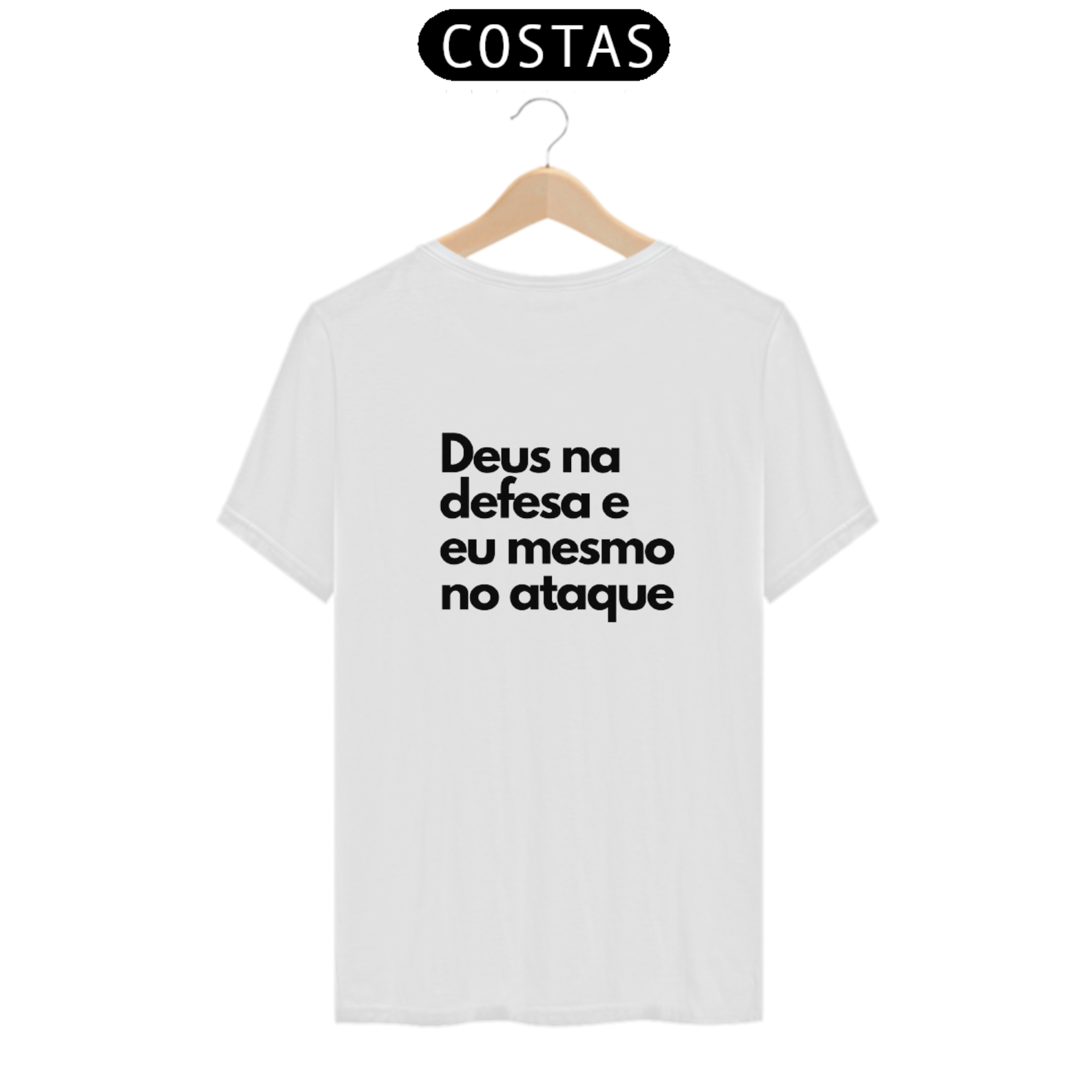 Nome do produto: Camisa Basic Deus na defesa