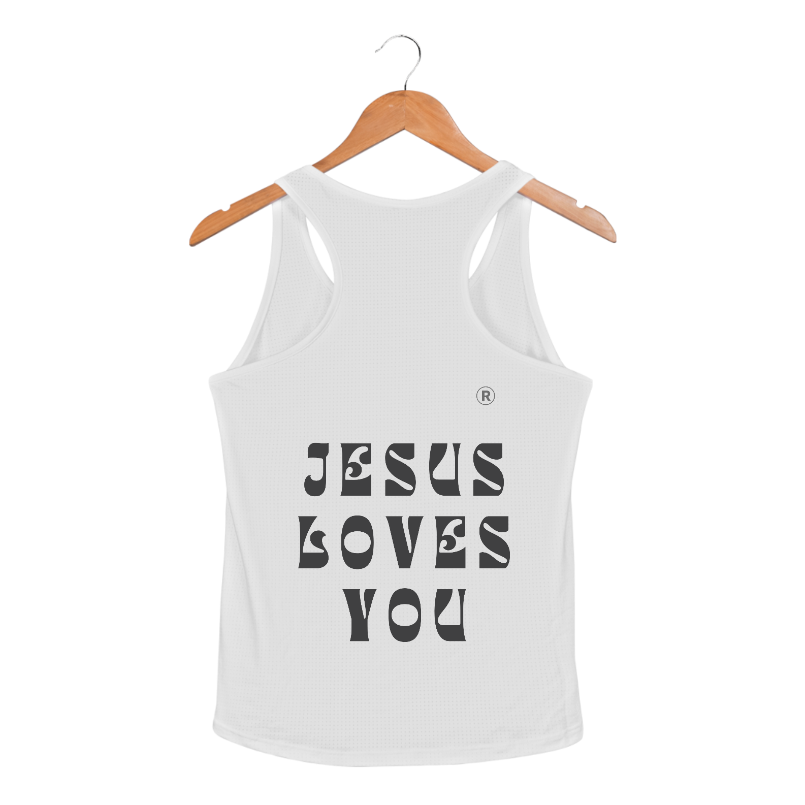 Nome do produto: Regata UV Feminina Jesus Loves You