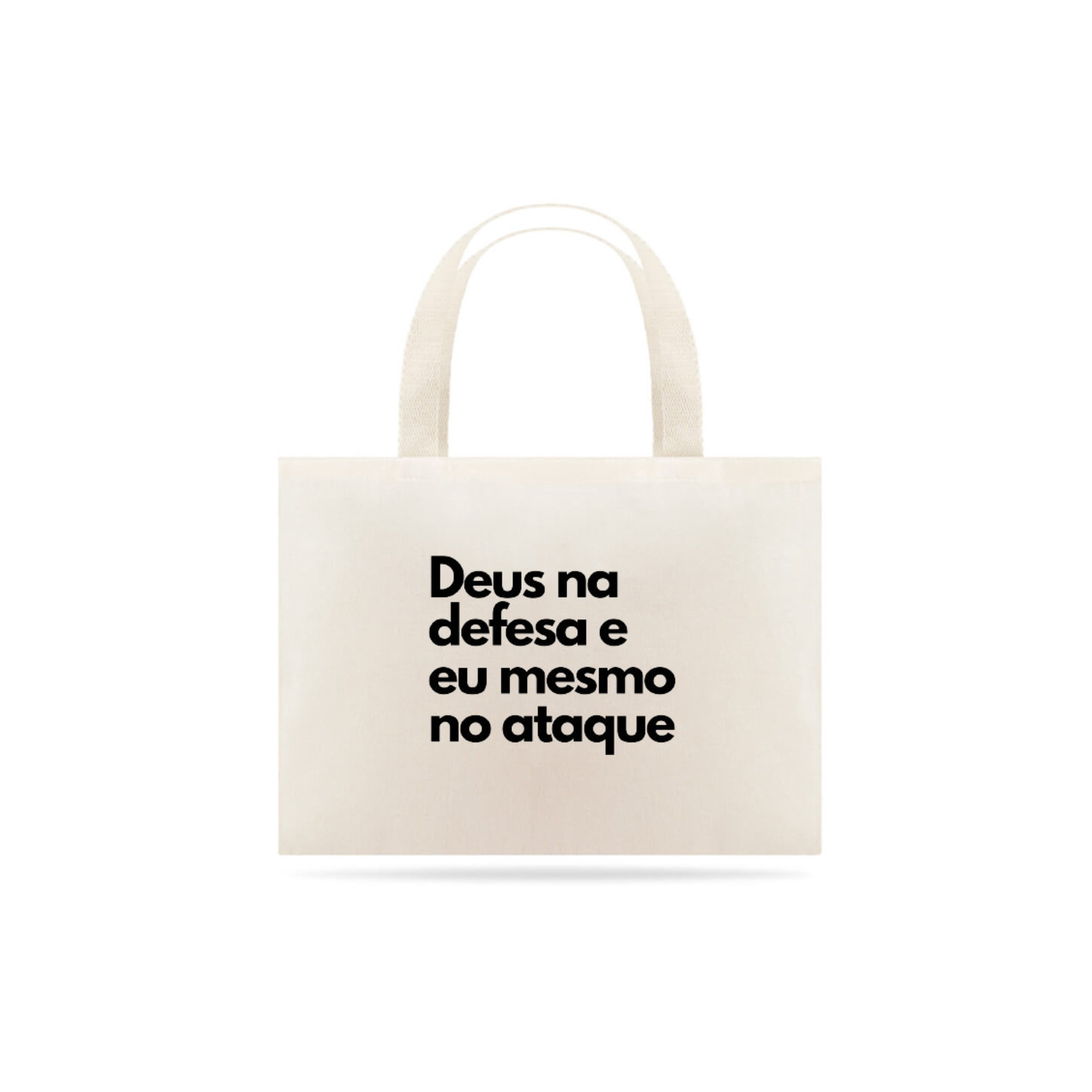 Nome do produto: Ecobag Deus na Defesa