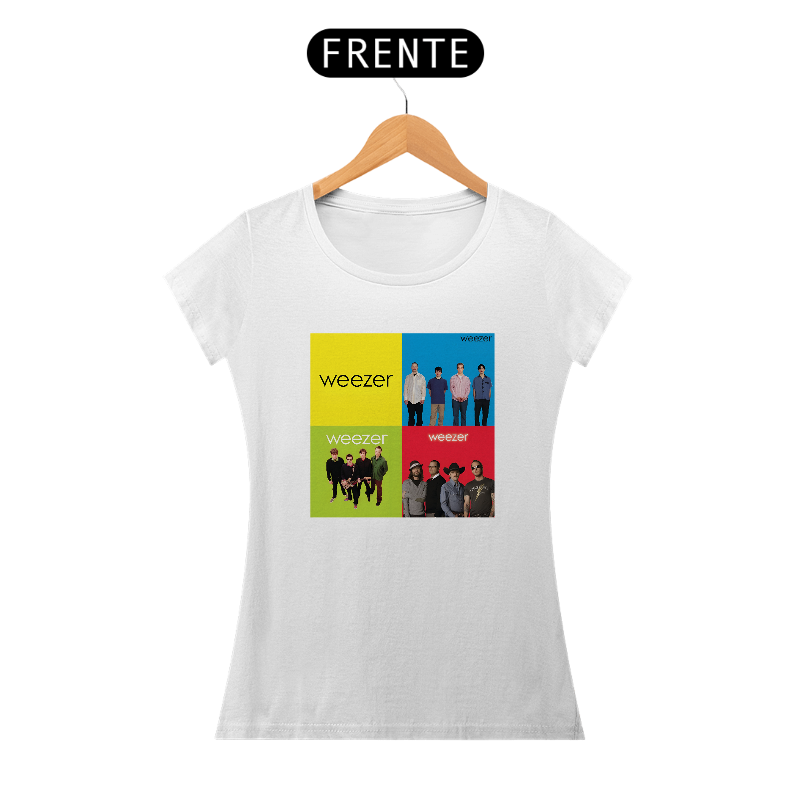 Weezer - Blue/Green/Red - Baby Look Prime