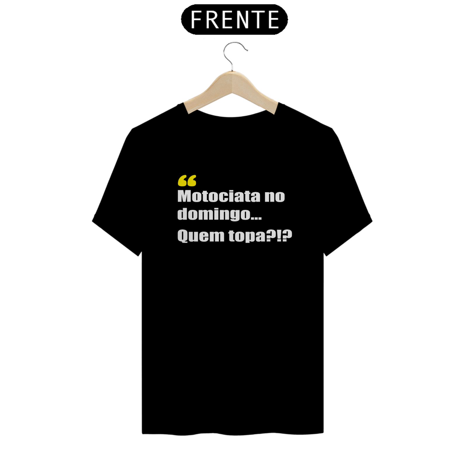 Nome do produto: Camiseta Quality - Motociata no Domingo