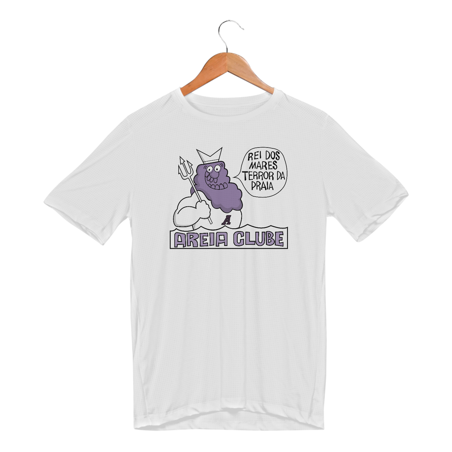 Camiseta UV Masculina Areia Clube Retrô