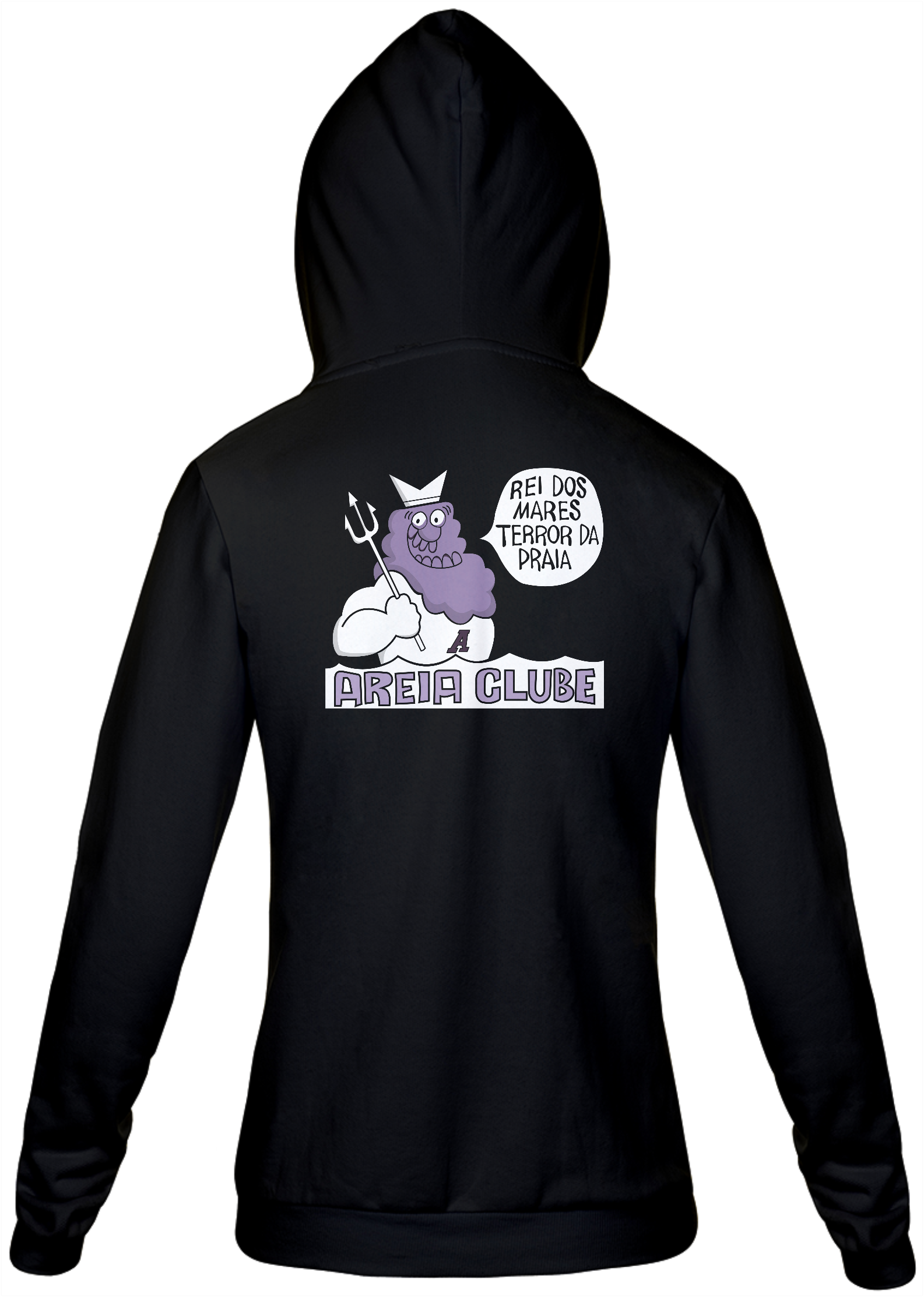 Moleton Zíper Areia Clube Retrô