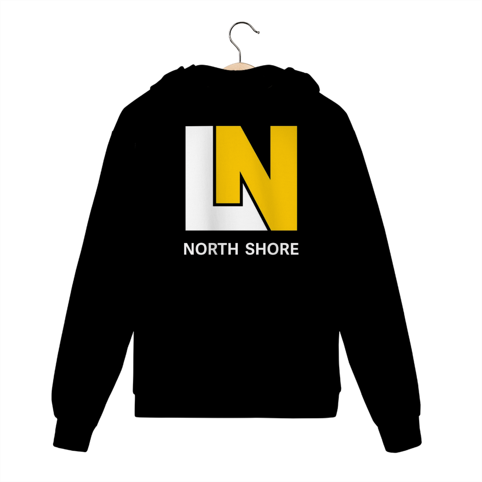 Moleton Zíper LN North Shore Preto