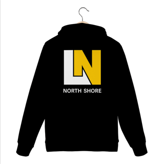 Moletom Canguru LN North Shore Preto