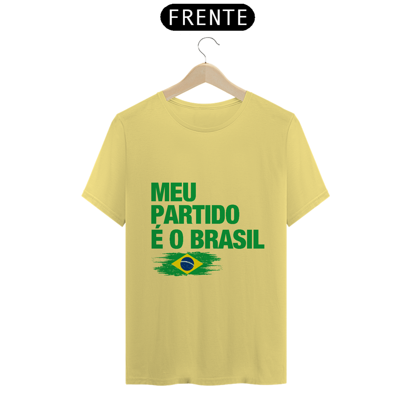 Nome do produto: T-Shirt Estonada - Meu partido é o Brasil