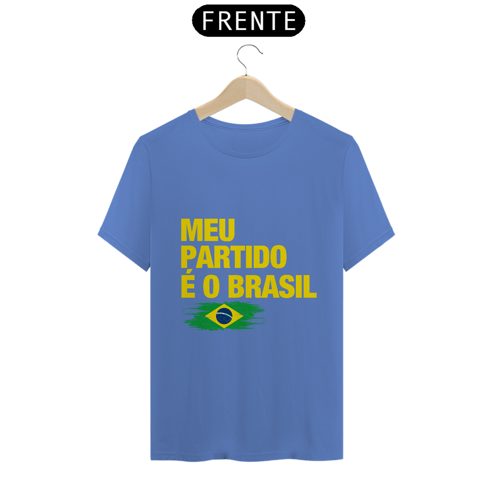 Nome do produto: T-Shirt Estonada - Meu partido é o Brasil