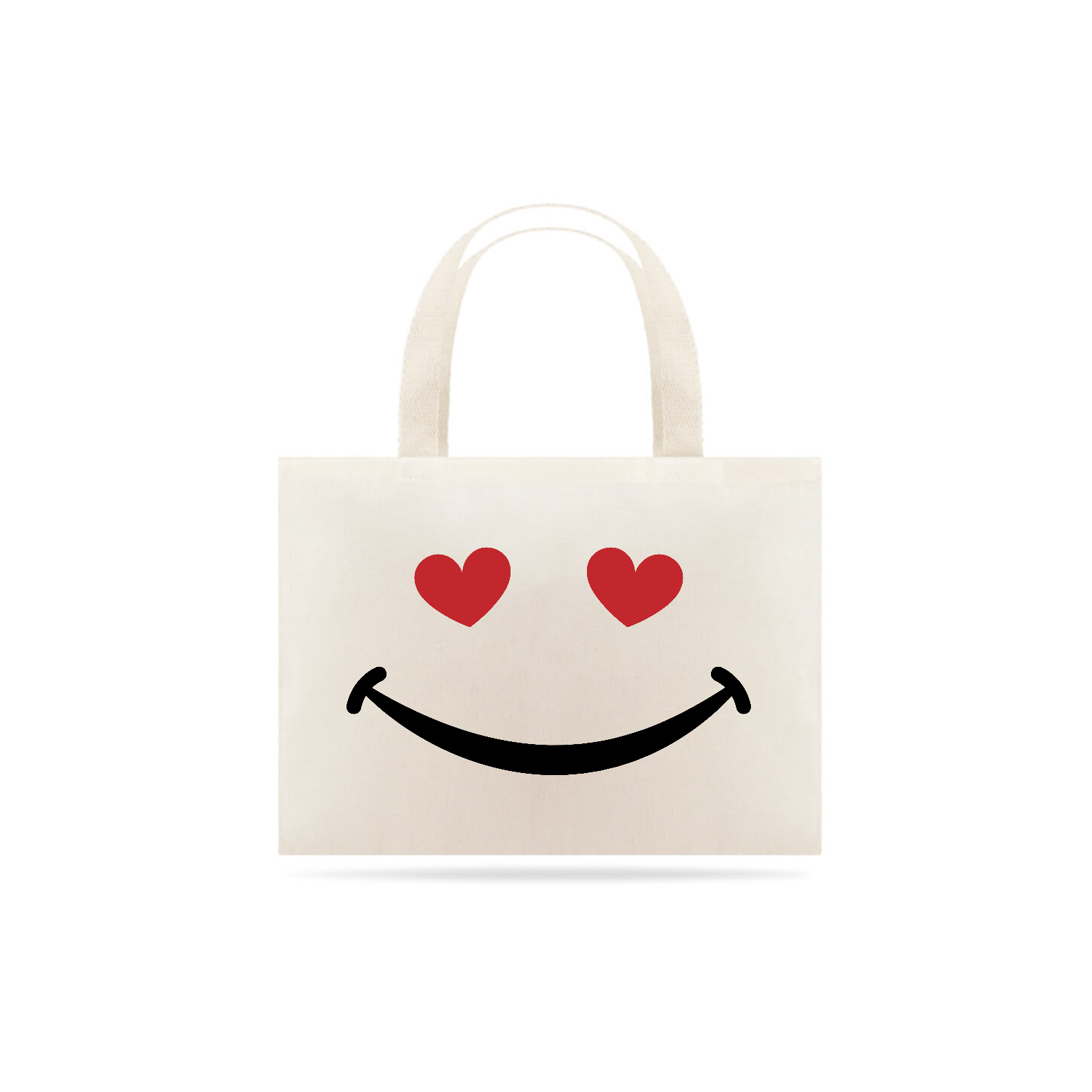 Nome do produto: Eco Bag Grande - sorriso coração