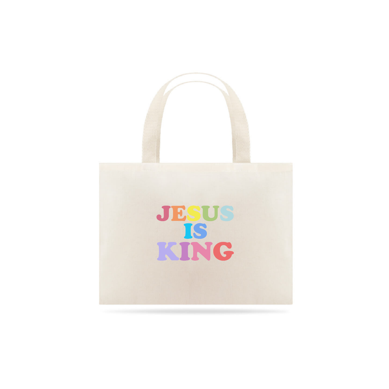 Nome do produto: Eco Bag Grande - Jesus is king
