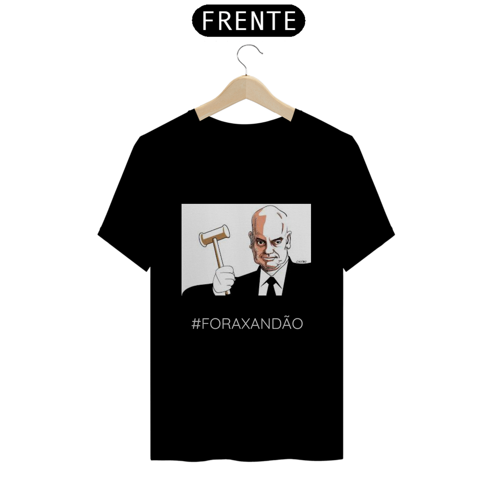 Nome do produto: T-SHIRT FORA XANDÃO