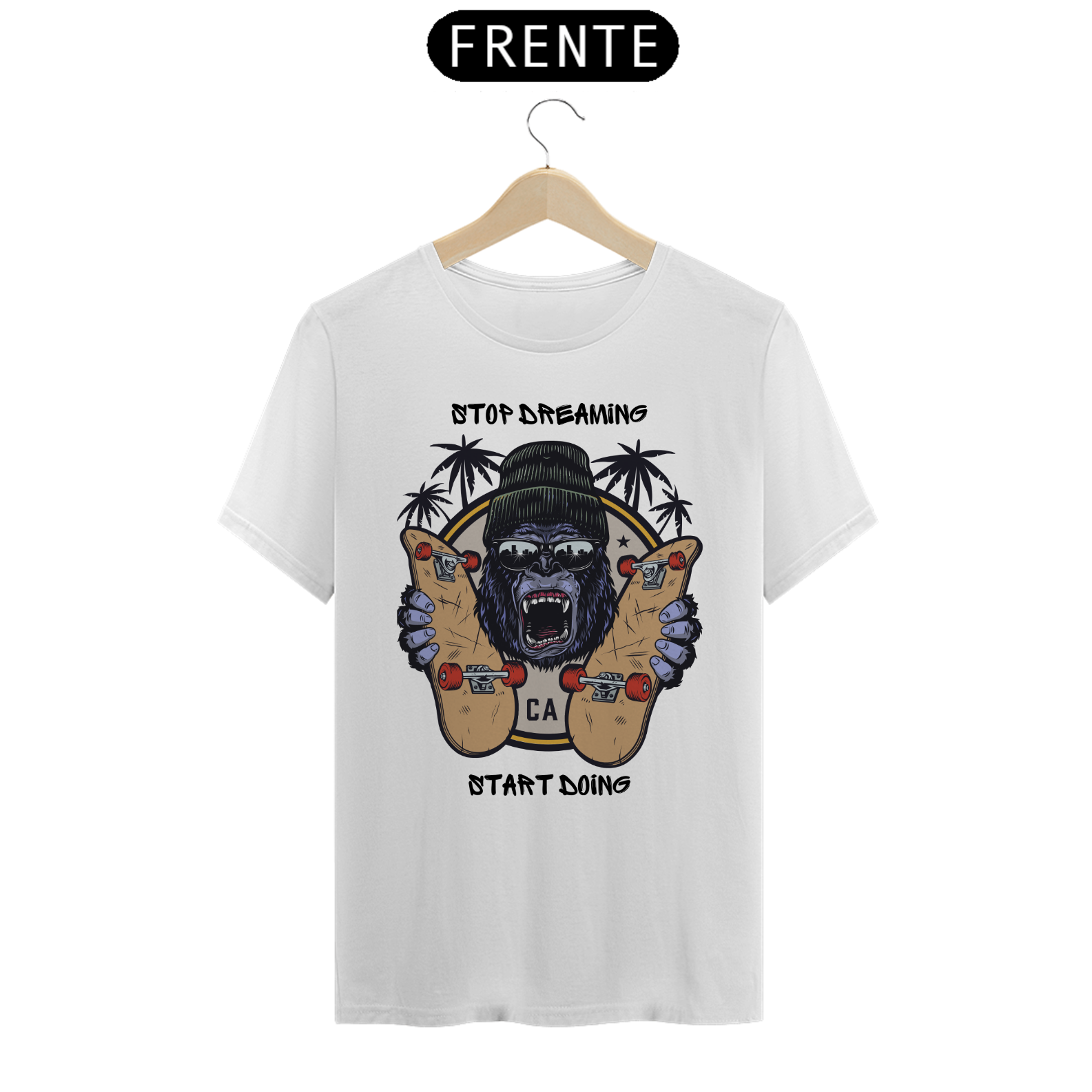 Nome do produto: Camisa casual CA SKATE