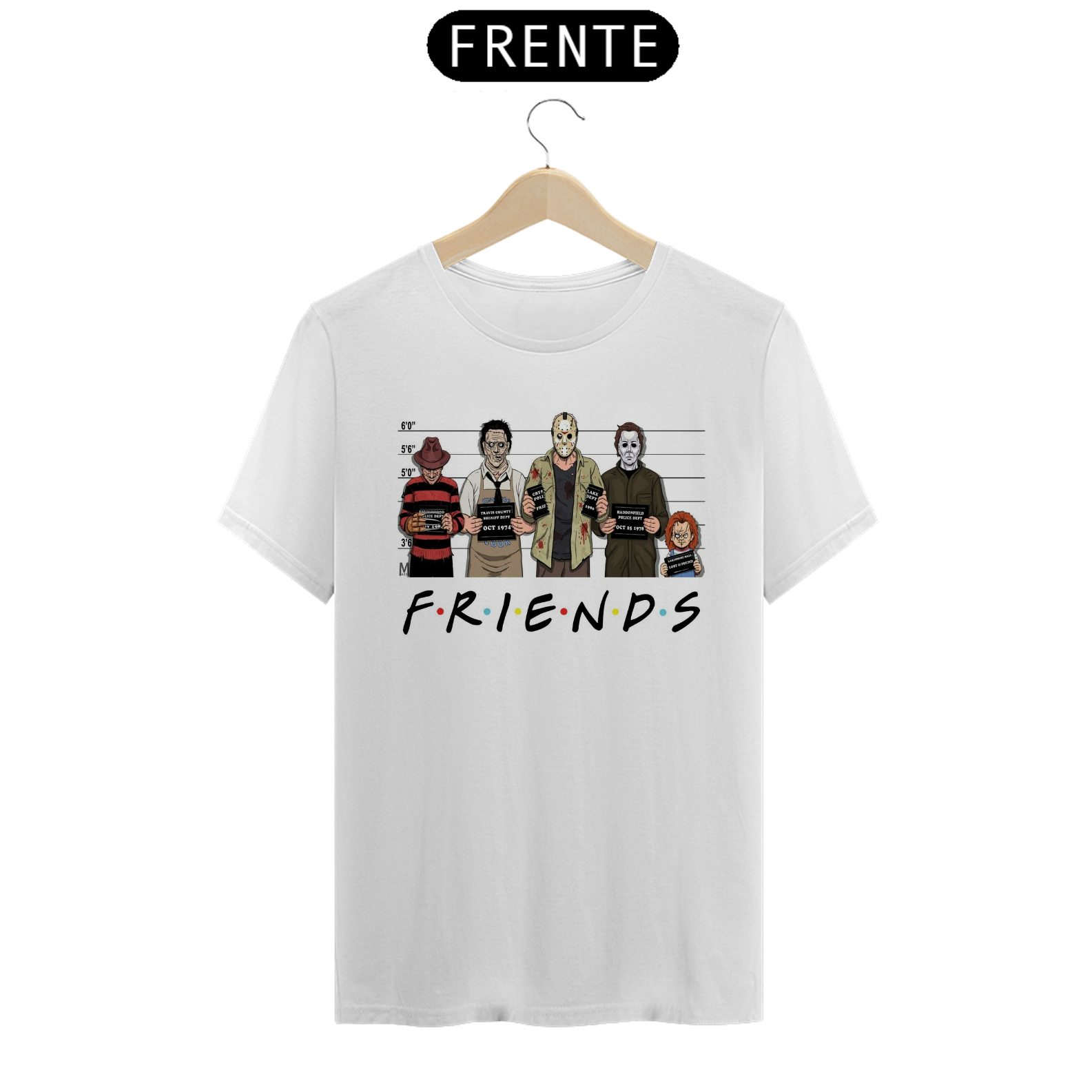 Nome do produto: CAMISETA - FRIENDS 
