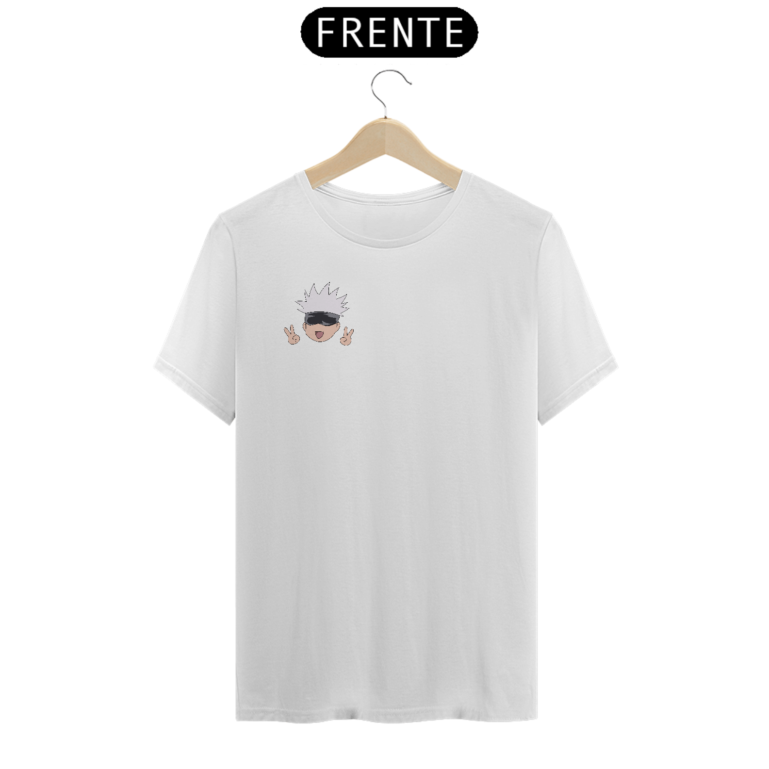 Nome do produto: CAMISETA - GOJO SATORU MINIMAL PRETA