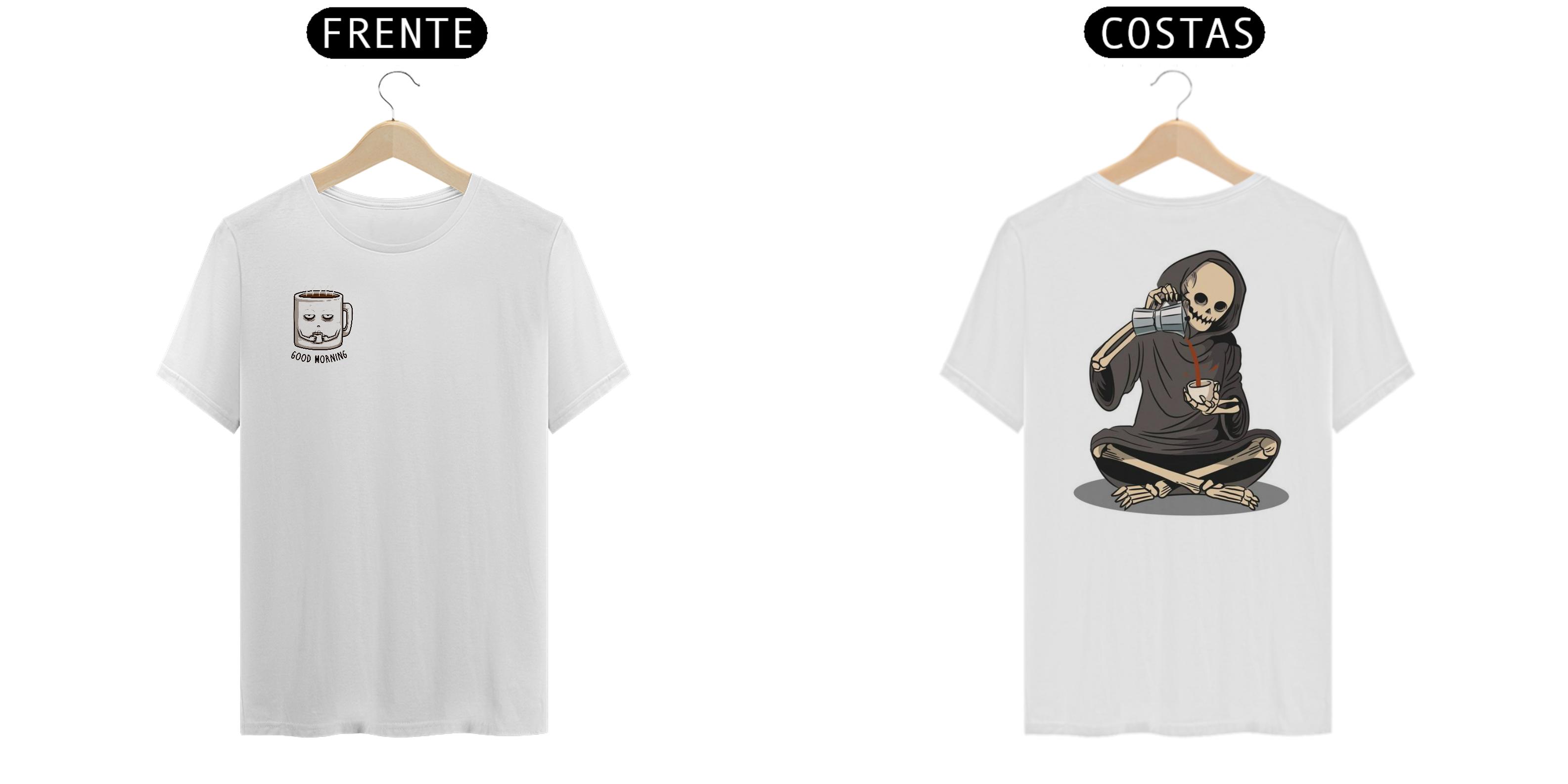 Nome do produto: CAMISETA - GOOD MORNING COFFE