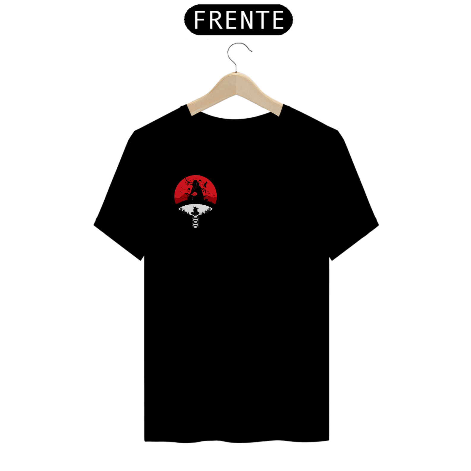 Nome do produto: CAMISETA - NARUTO MINIMAL ITACHI UCHIHA