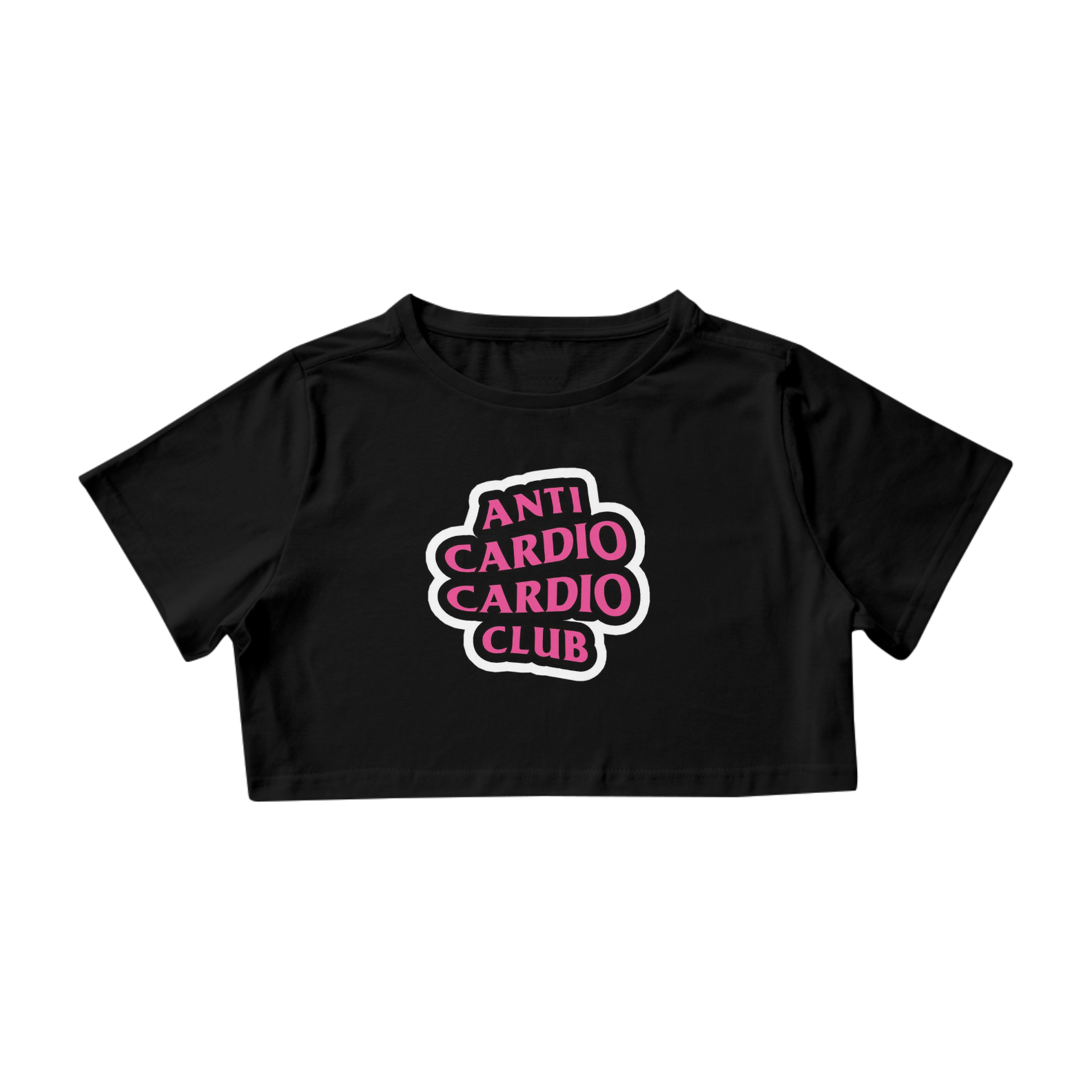Nome do produto: CROPPED - ANTI CARDIO CLUB