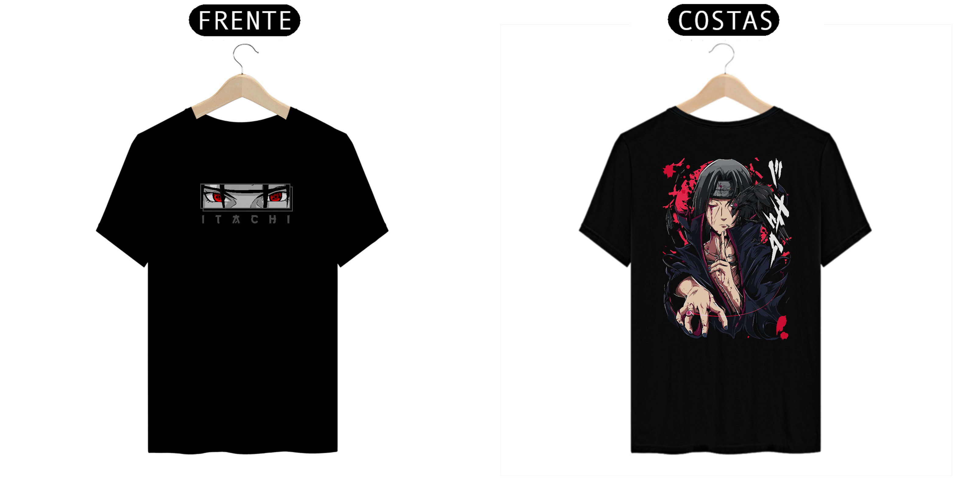Nome do produto: CAMISETA - ITACHI UCHIHA BASIC