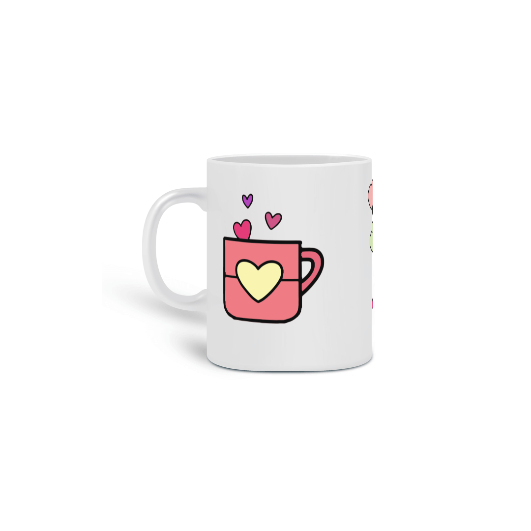 Nome do produto: Caneca Fofa com frase \