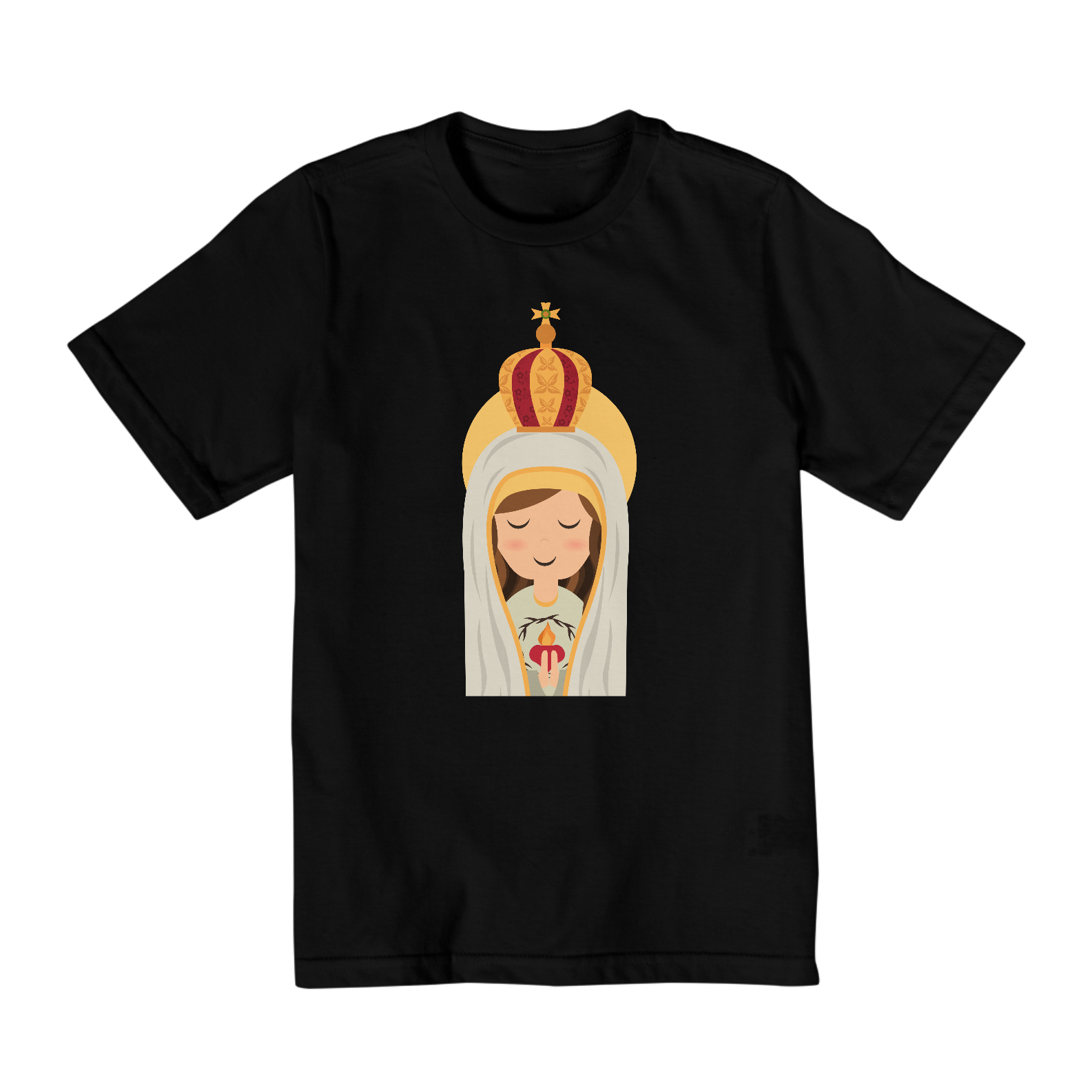 Nome do produto: CAMISETA - NOSSA SENHORA FÁTIMA