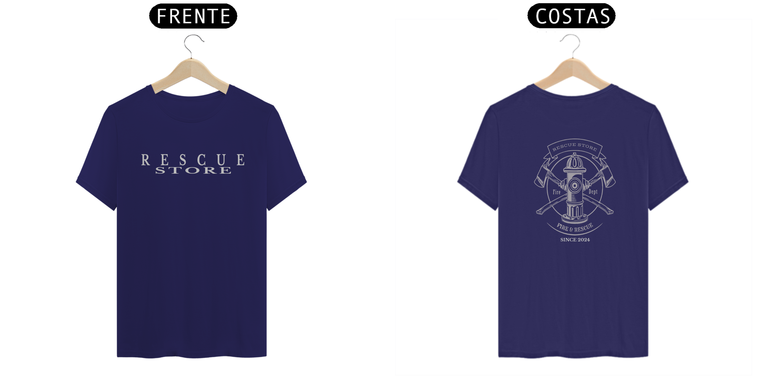 Nome do produto: T-SHIRT PRIME - RESCUE STORE