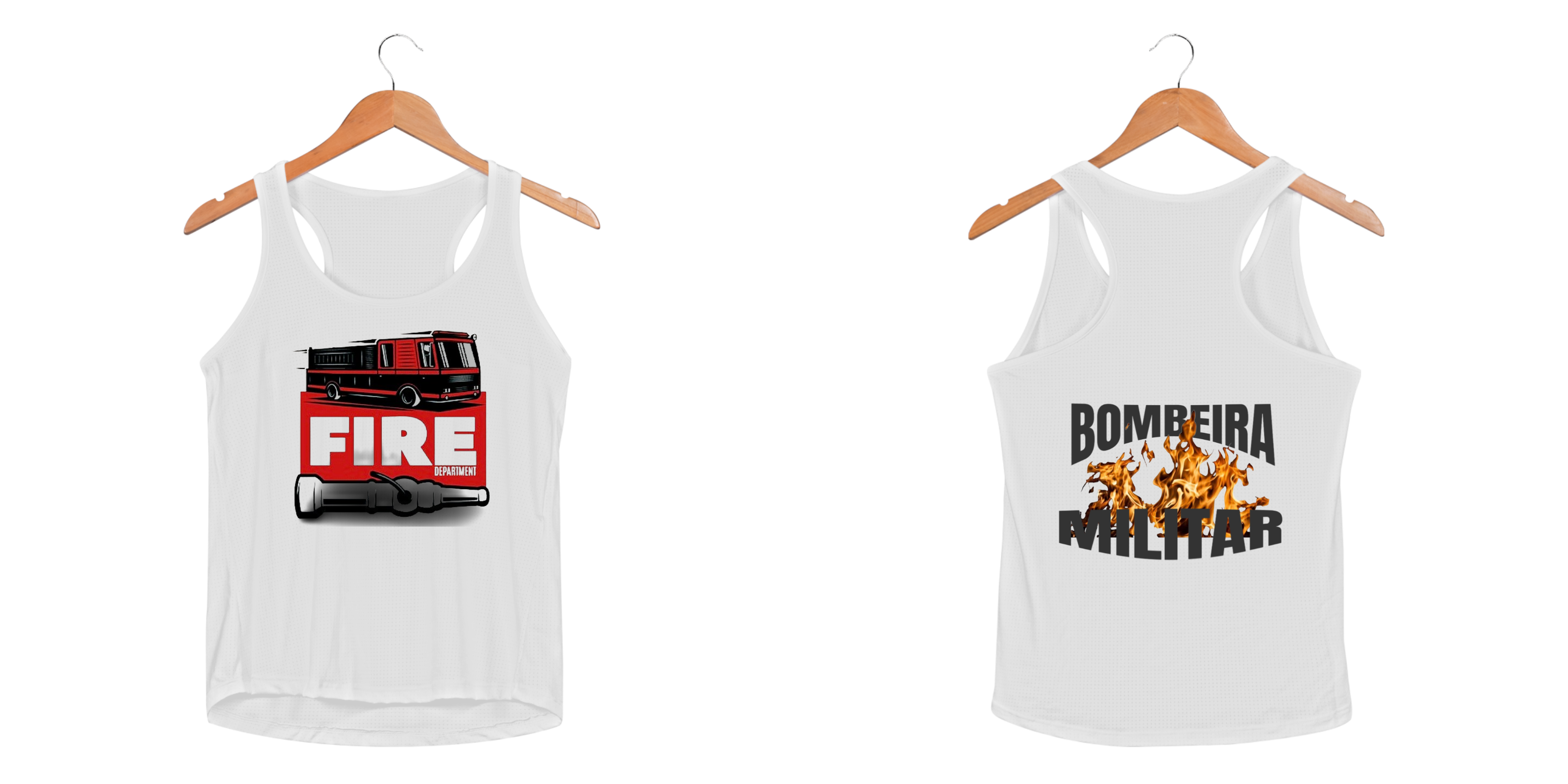 Nome do produto: Regata Sport Dry Uv - BOMBEIRA MILITAR FEM.