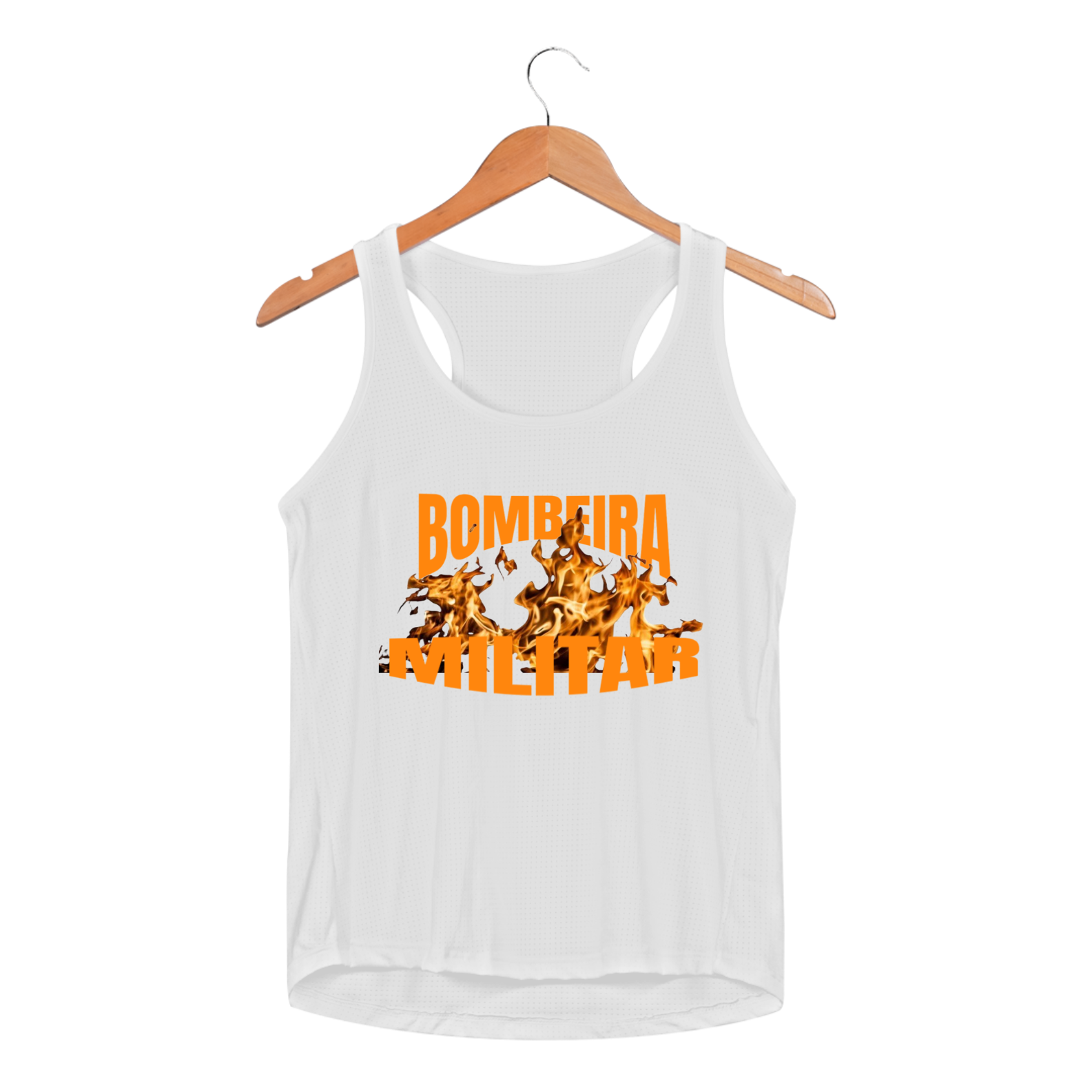 Nome do produto: Regata Sport - BOMBEIRA MILITAR FEM.